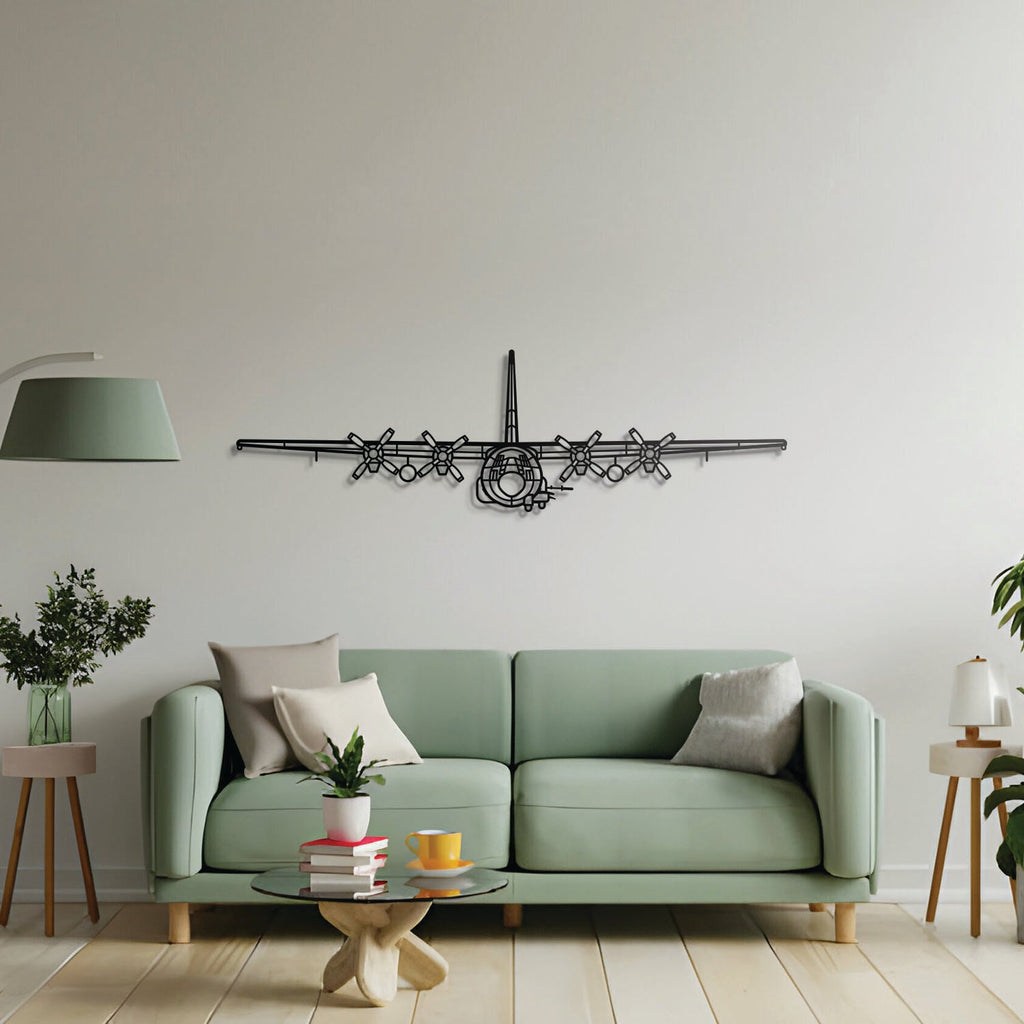 AC-130U Front Metal Aircraft Wall Art - NCP0212