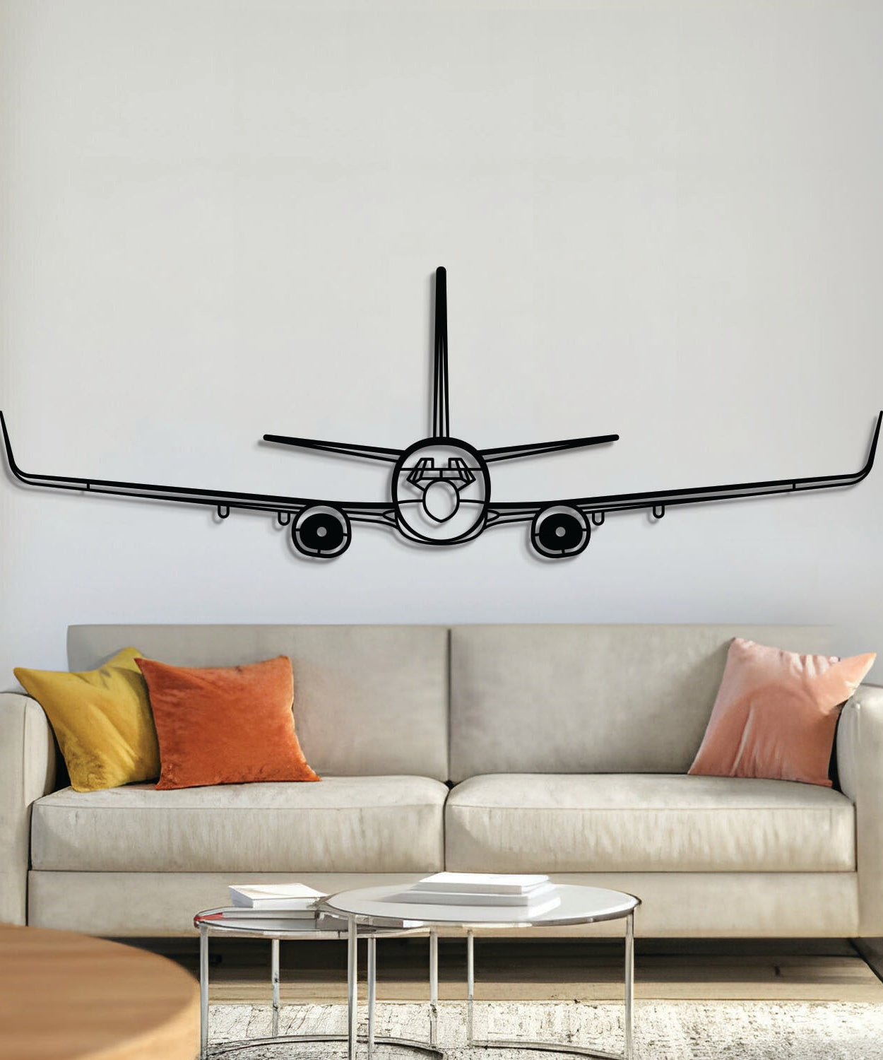 C-40A Clipper Flugzeug-Wandbild aus Metall – NCP0264