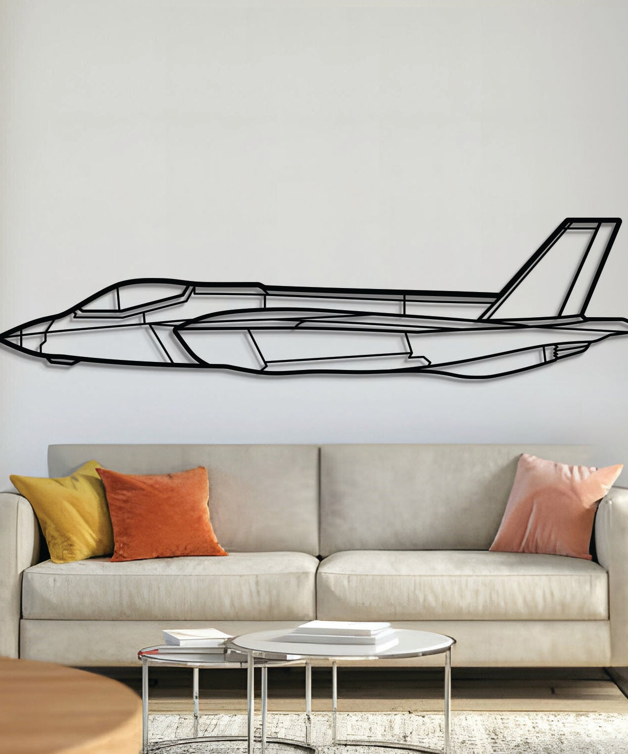 F-35C Lightning II Metallflugzeug Wandkunst - NCP0224