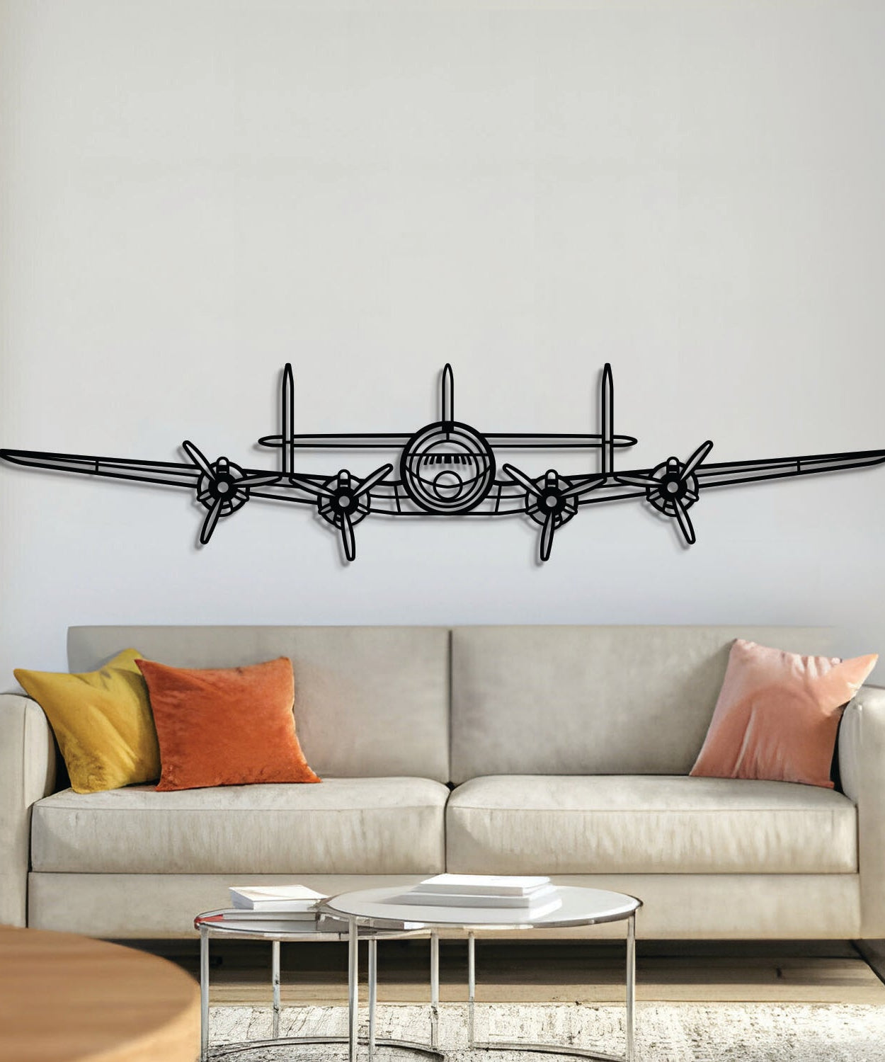L-749A Front Metallflugzeug Wandkunst - NCP0183