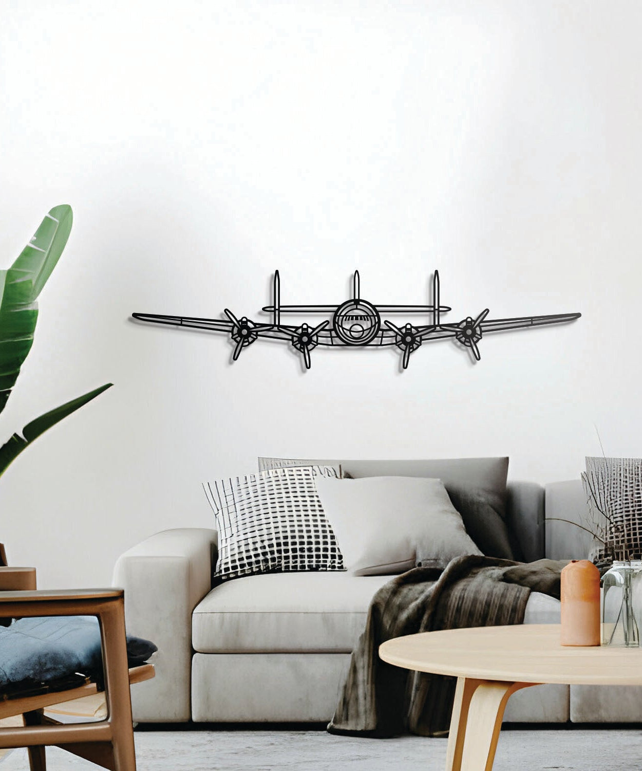 L-749A Front Metallflugzeug Wandkunst - NCP0183