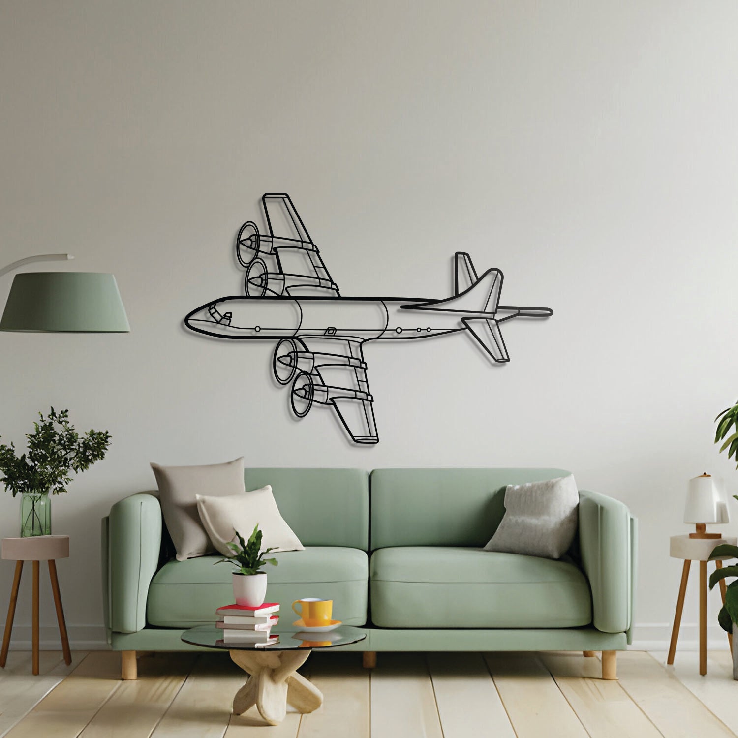 P-3C Orion Winkelmetall-Flugzeug-Wandkunst - NCP0109