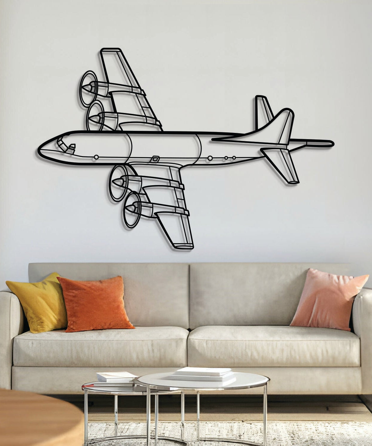 P-3C Orion Winkelmetall-Flugzeug-Wandkunst - NCP0109