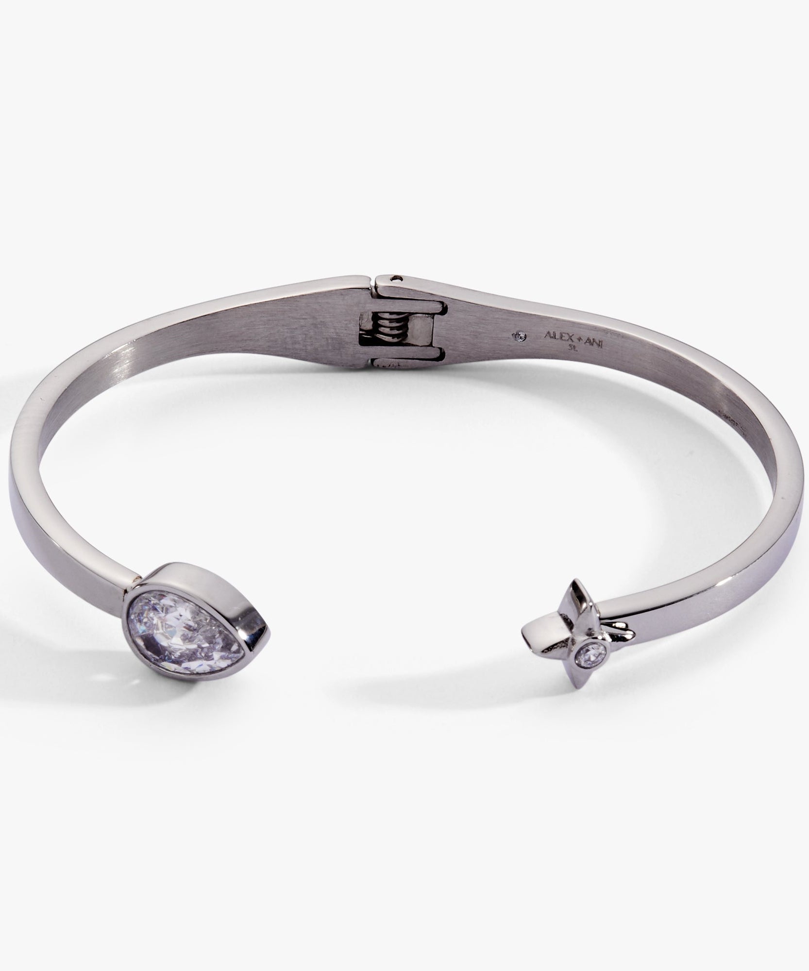 Crystal Teardrop and Star Cuff Bracelet