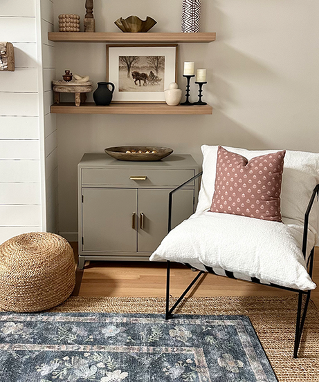 Moderner Loungesessel mit abnehmbarem Kissen