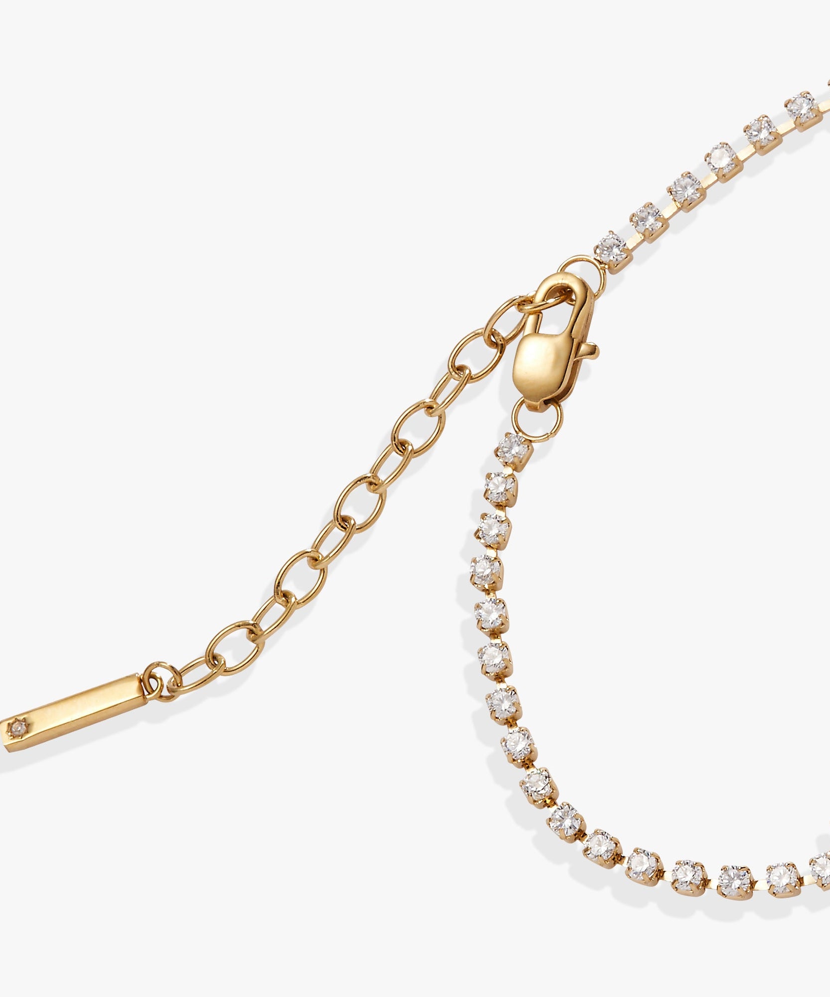 “Love” Crystal Tennis Bracelet