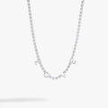 "Love" Crystal Tennis Necklace