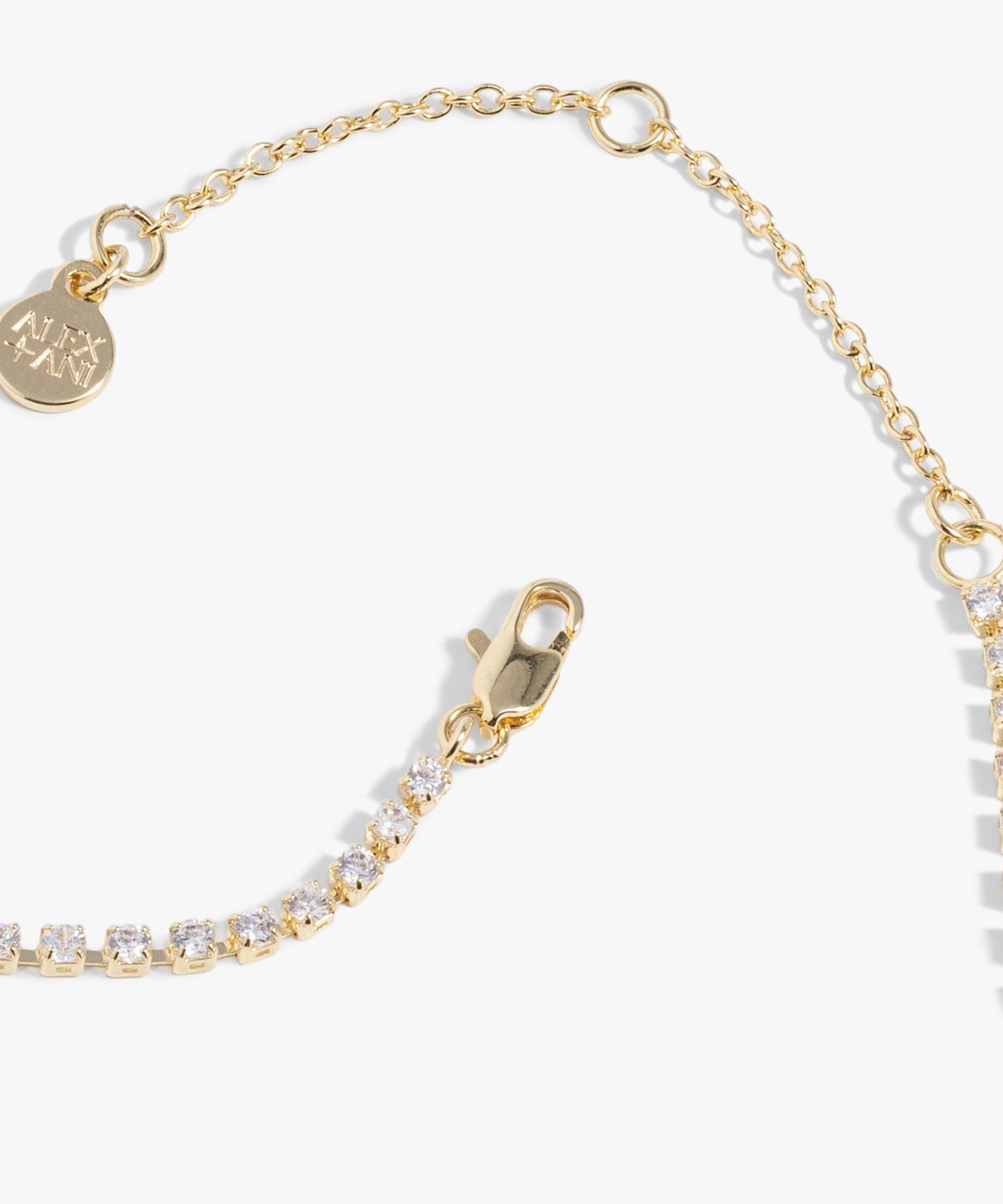 "Love" Crystal Tennis Necklace