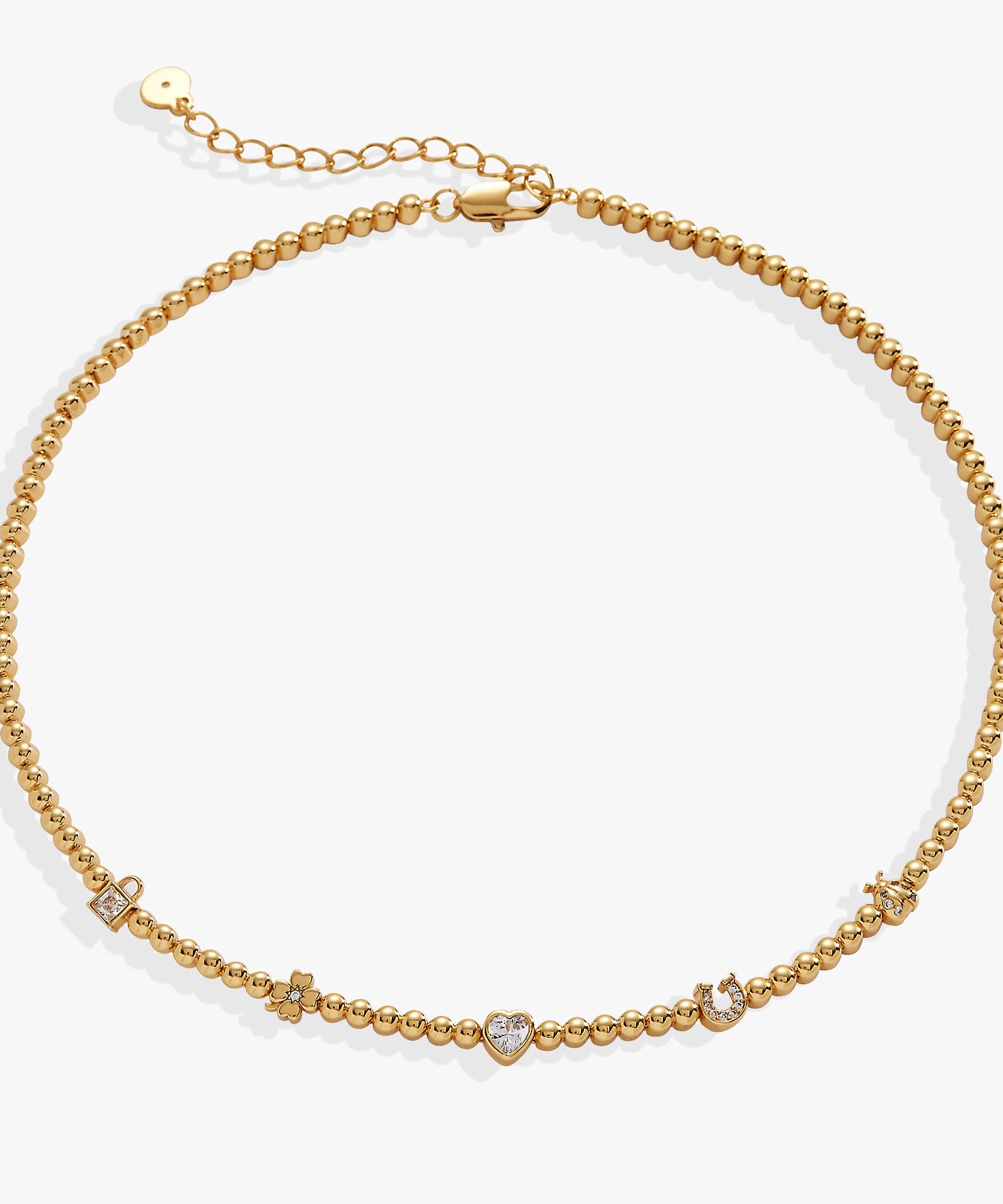 Love and Luck Tennis Necklace