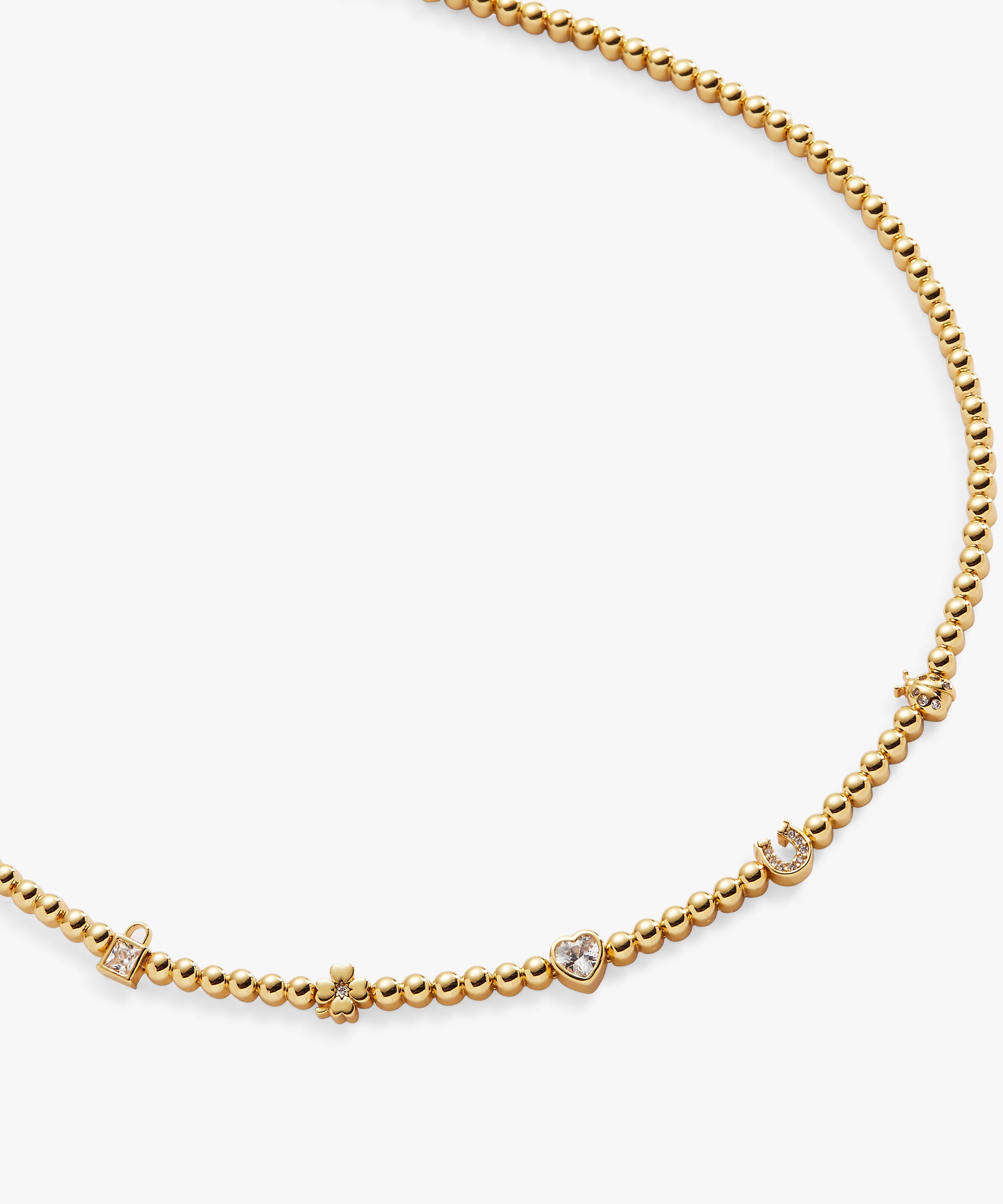 Love and Luck Tennis Necklace