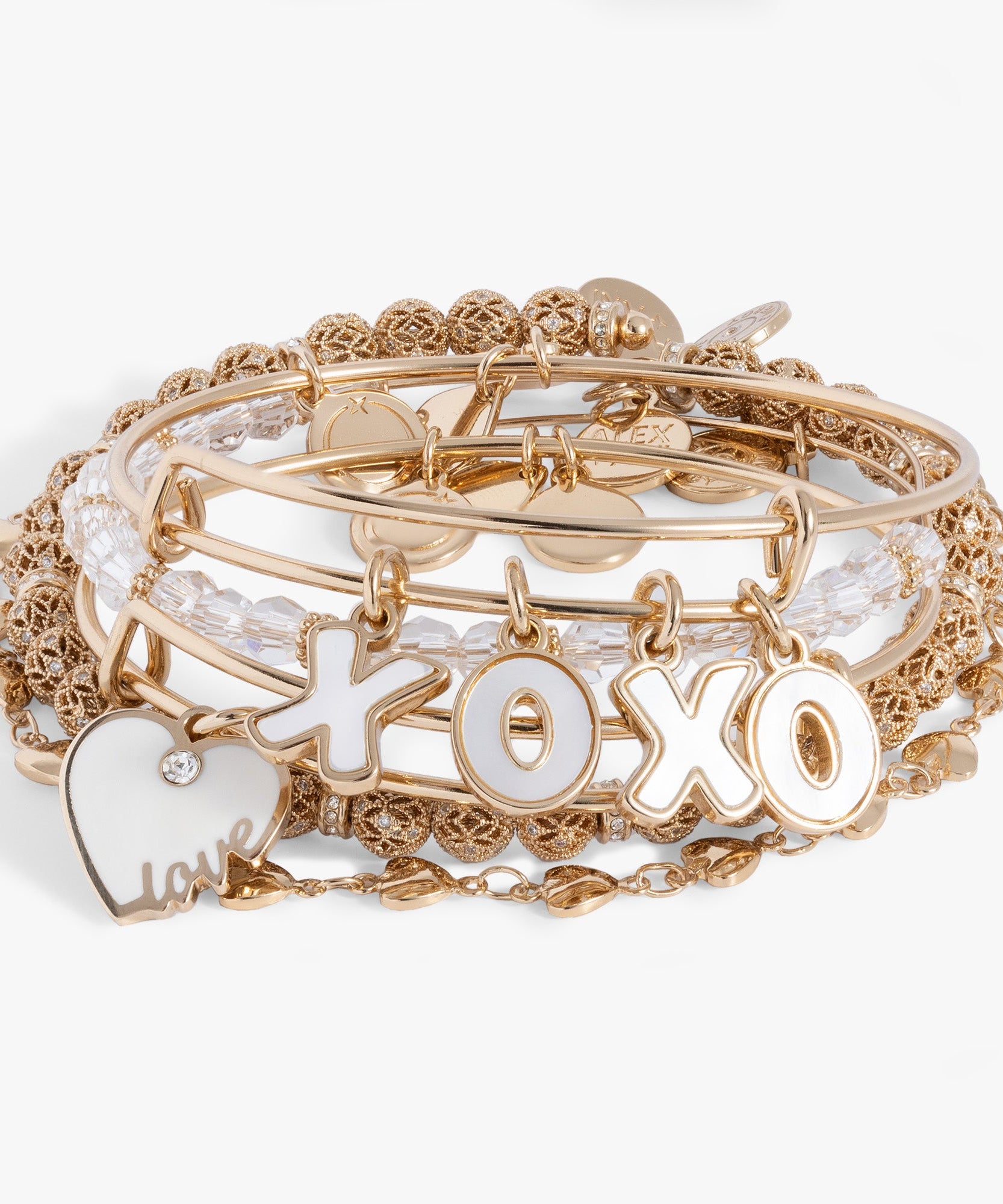 Love XOXO Bangle Set of 5