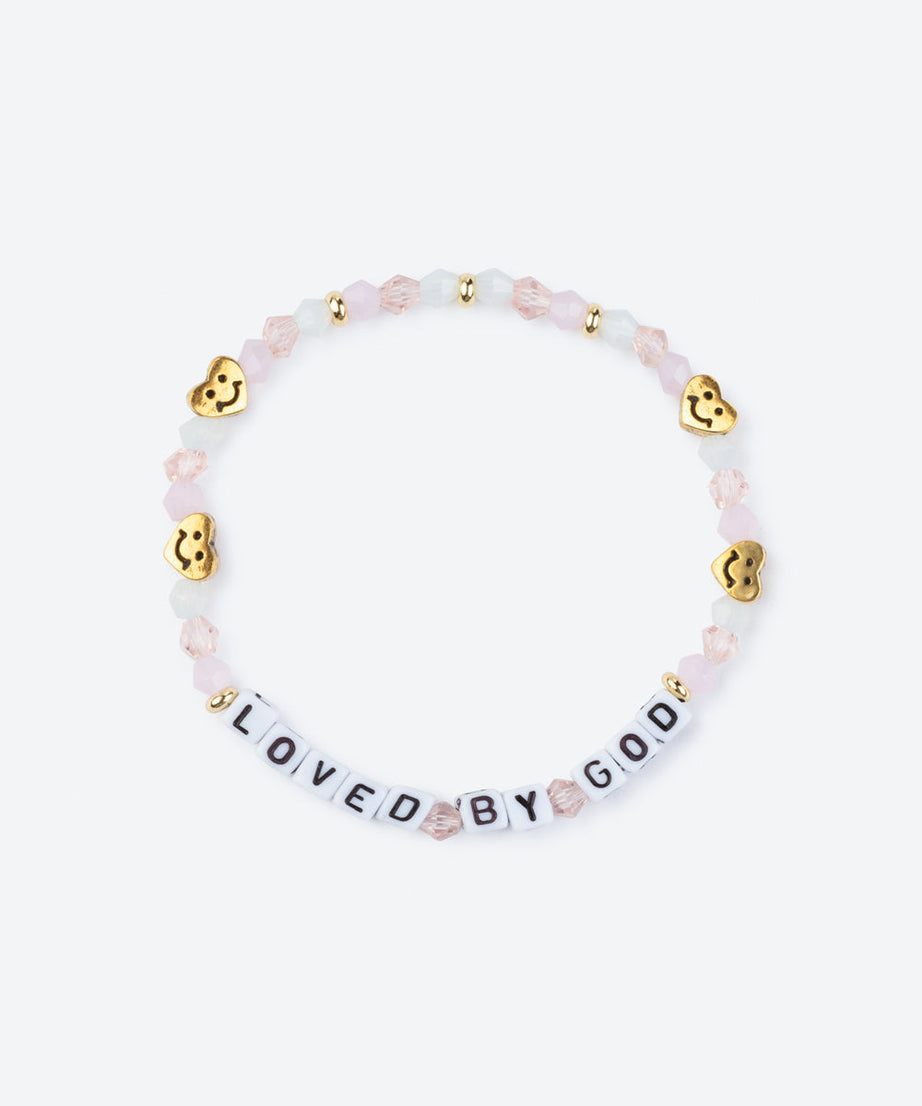 Loved By God Letter Bracelet