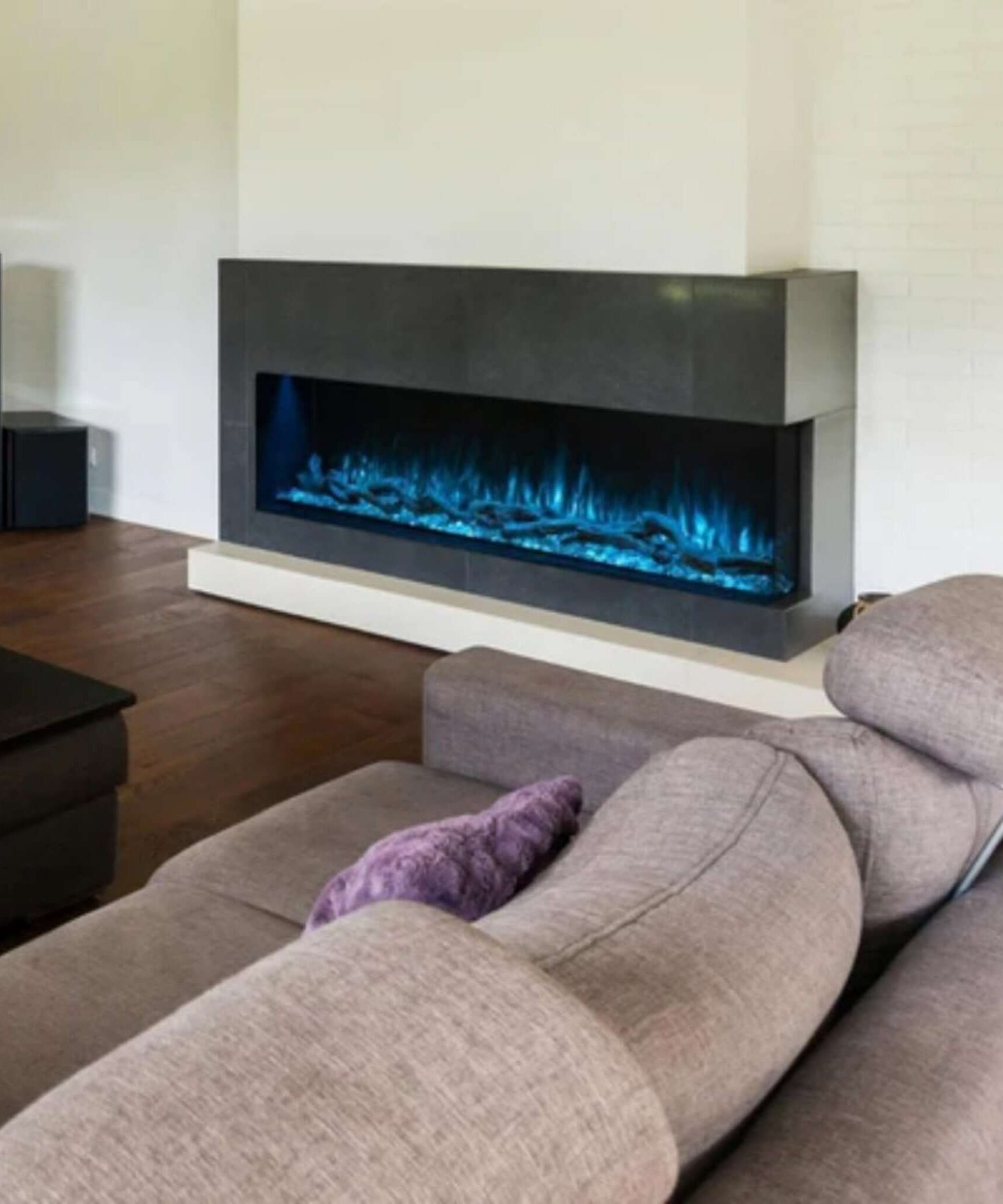 Modern Flames Landscape Pro Multi 56-Inch Linear Multi-Sided Electric Fireplace With Hybrid Flame Technology [LPM-5616V2] (SAK67390)