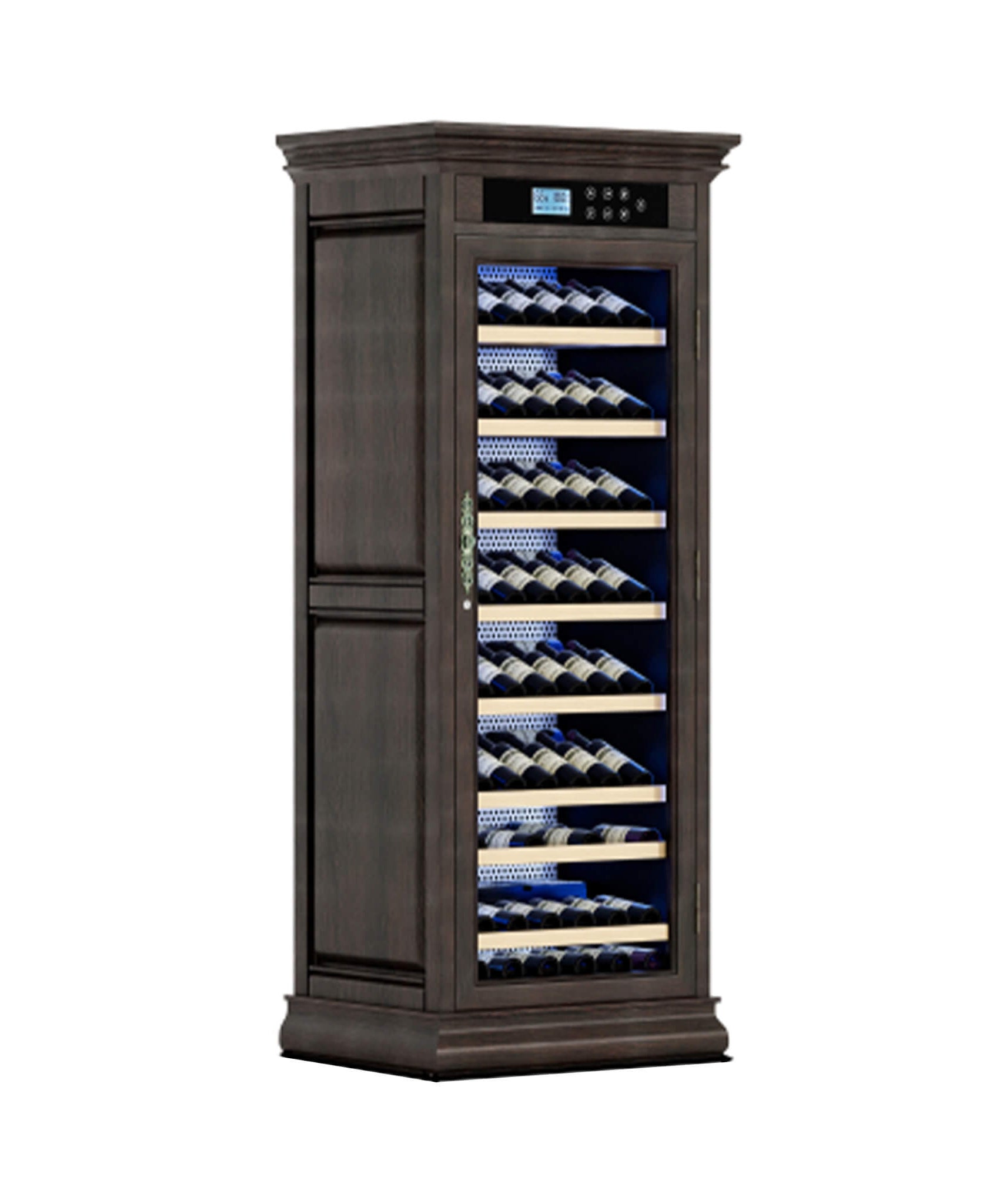 Nuvia 102-Bottle 10.6 Cu.Ft Wine Cooler Cabinet With LED Lighting And Temperature Control (SAK69027)