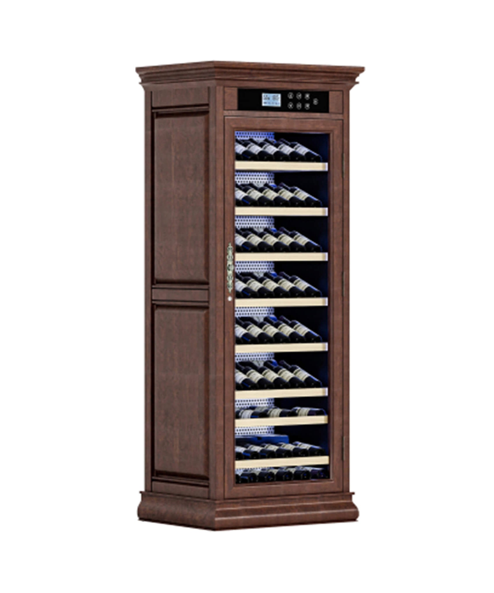 Nuvia 102-Bottle 10.6 Cu.Ft Wine Cooler Cabinet With LED Lighting And Temperature Control (SAK69027)