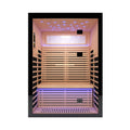 Thermora Flux Luxury 2-Person Canadian Hemlock Wood Far Infrared Home Sauna (SAK02184)