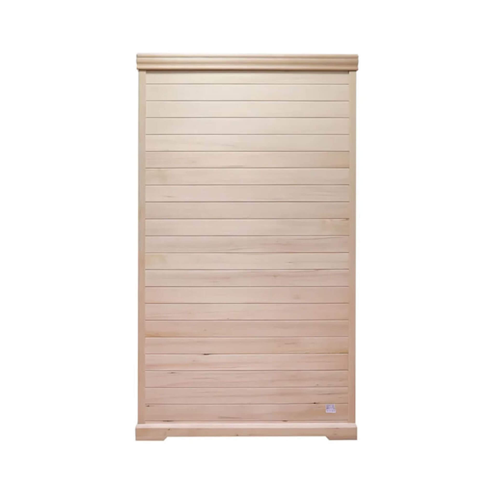Thermora Ivara Luxury 2-Person Hemlock Wood FAR Infrared Sauna Room W/ Glass Door, 1750W (SAK81525)