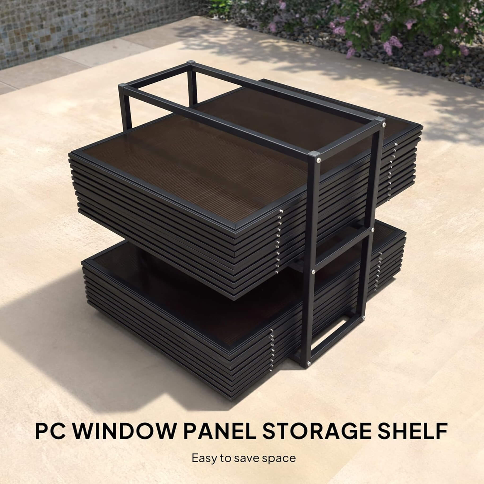 Alora Oasis Luxury Heavy-Duty Hardtop Sunroom With Aluminum Frame And LED Lights (SAK79102)