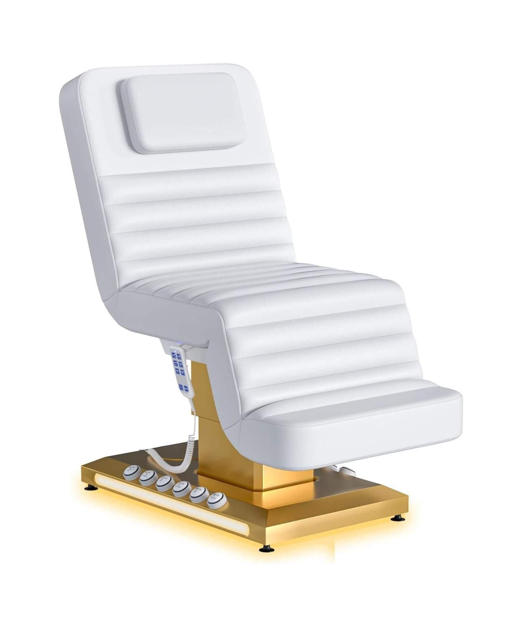 Luxury Height Adjustable 4-Motor Electric Massage Table With Lift And Foot Pedal (SAK63297)