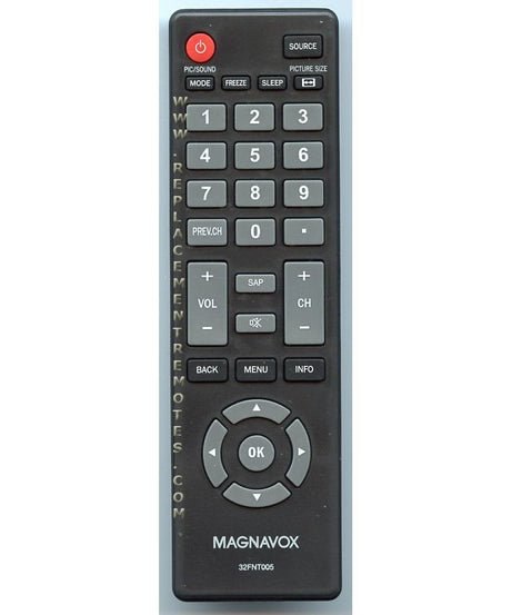 Magnavox 32FNT005 TV Remote Control