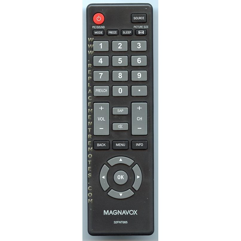 Magnavox 32FNT005 TV Remote Control