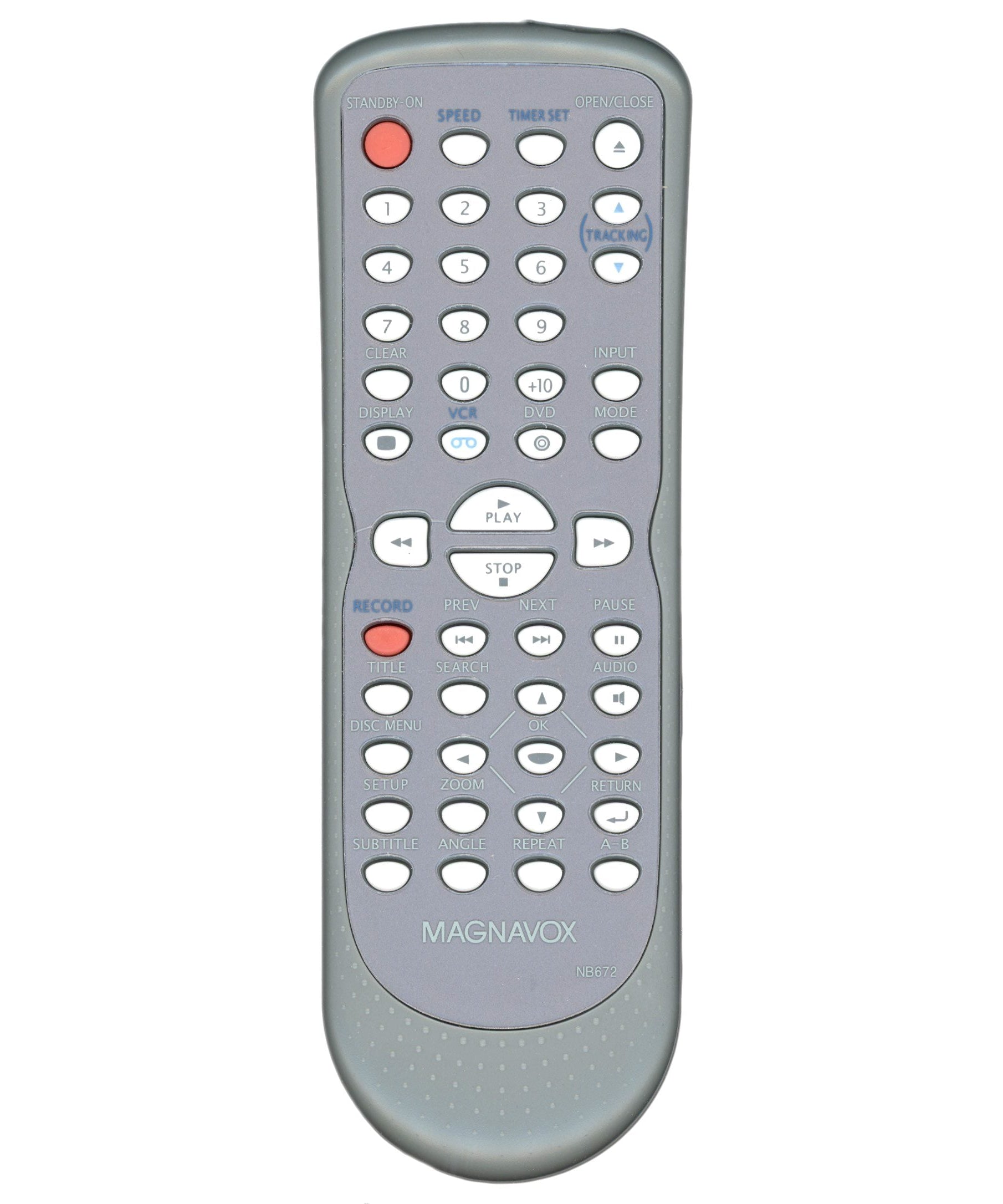 Magnavox NB672UD DVD/VCR Remote Control