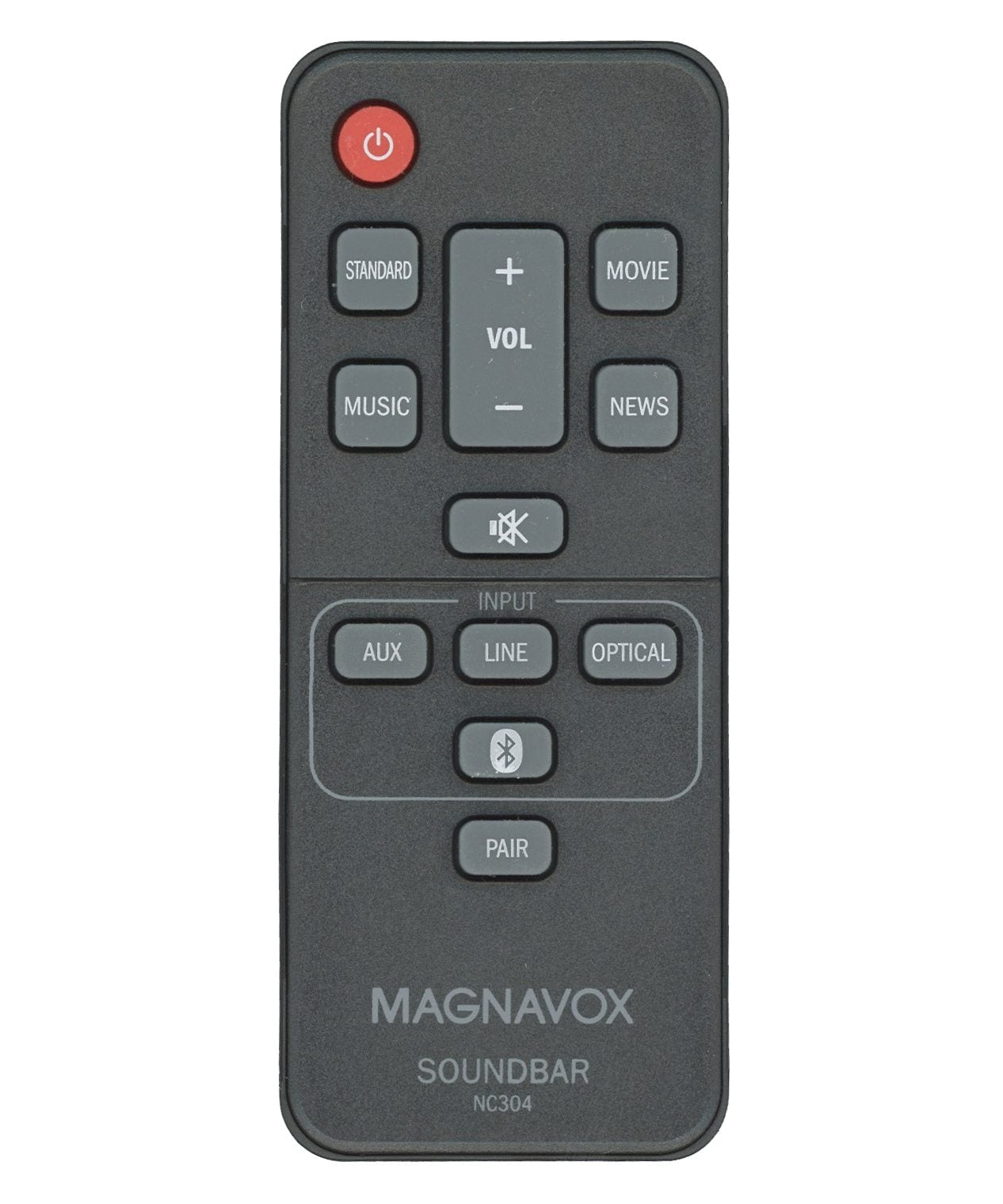 Magnavox NC304 Sound Bar Remote Control