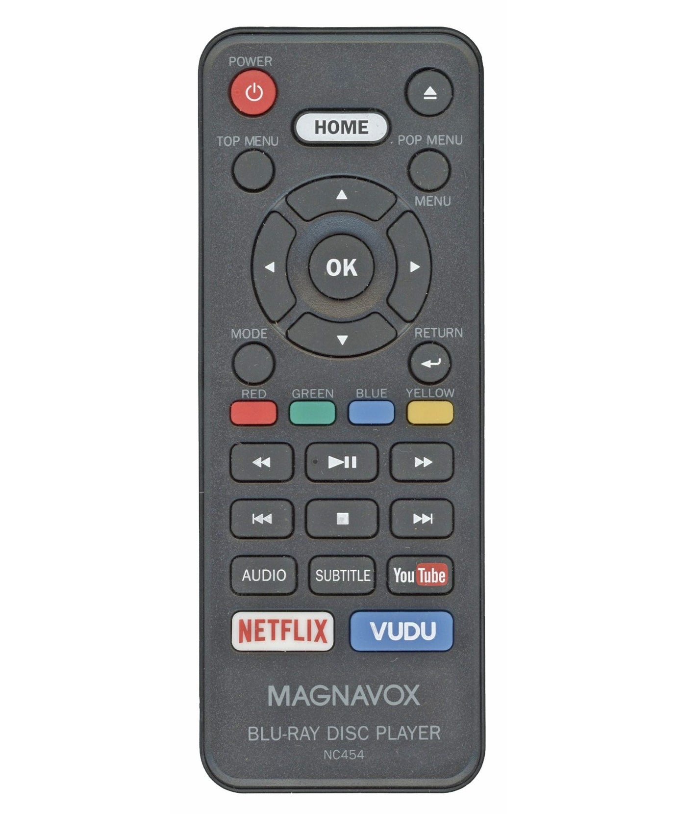 Magnavox NC454 Blu-ray Remote Control