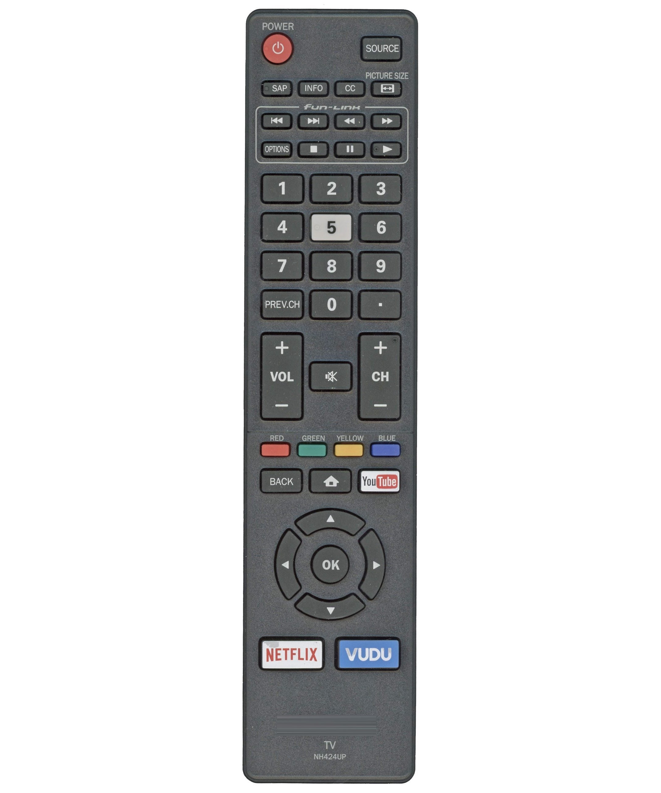 Magnavox NH424UP Smart TV Remote Control - NH424UP