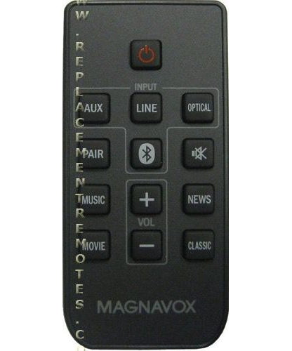Magnavox WIR113001FA01 Sound Bar Remote Control