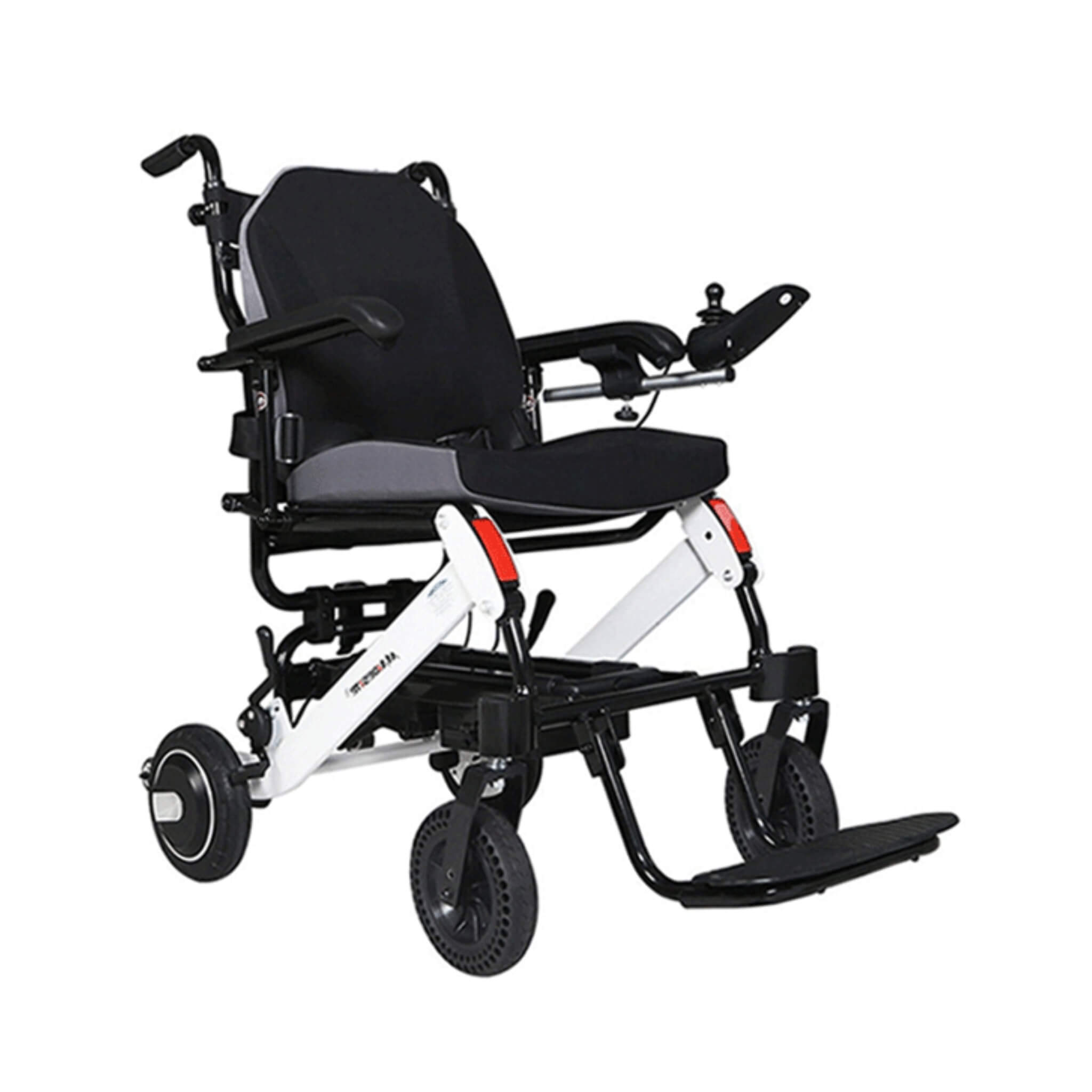 Maidesite 17.5-Inch 500W Wide Seat Lightweight Electric Folding Wheelchair (SAK33689)