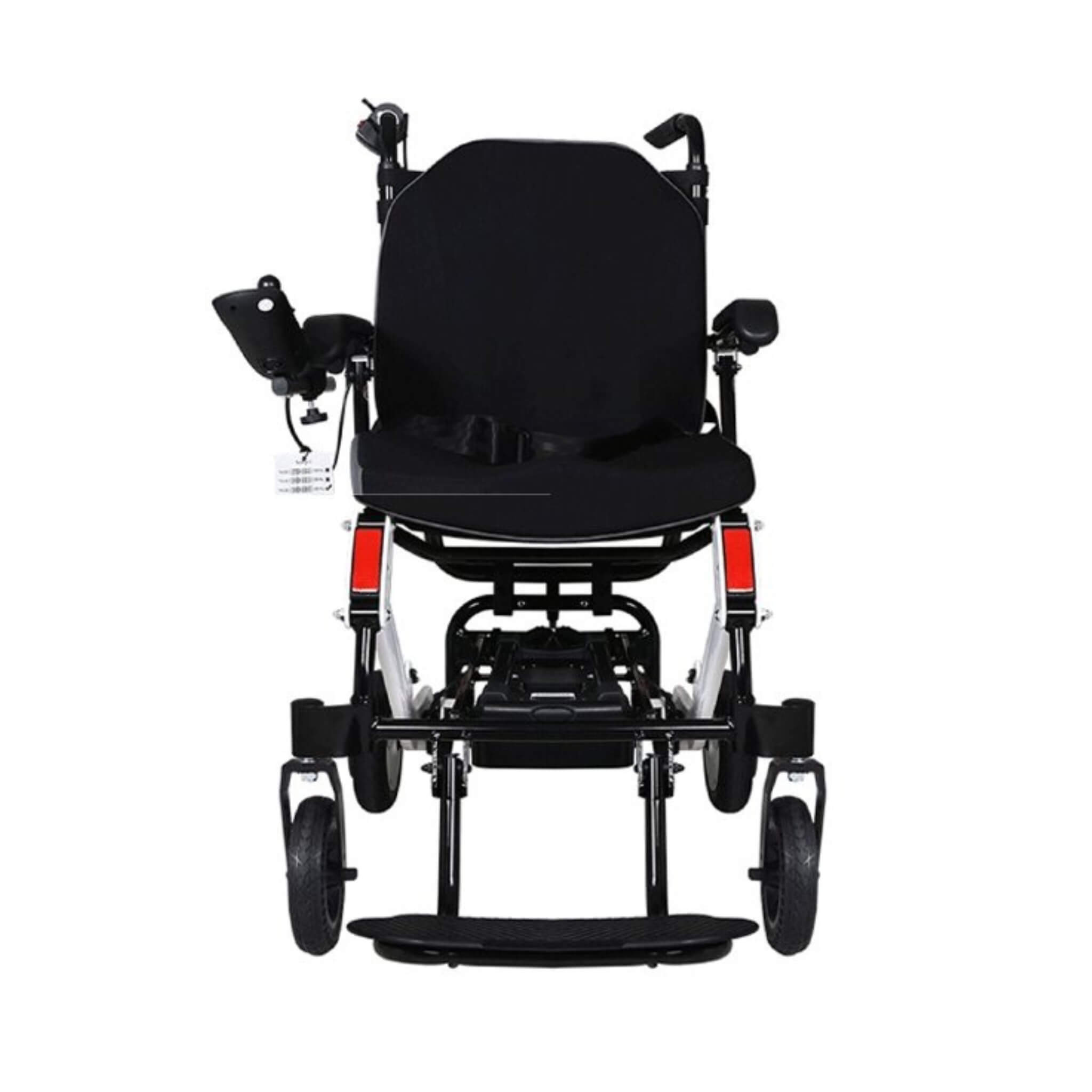 Maidesite 17.5-Inch 500W Wide Seat Lightweight Electric Folding Wheelchair (SAK33689)