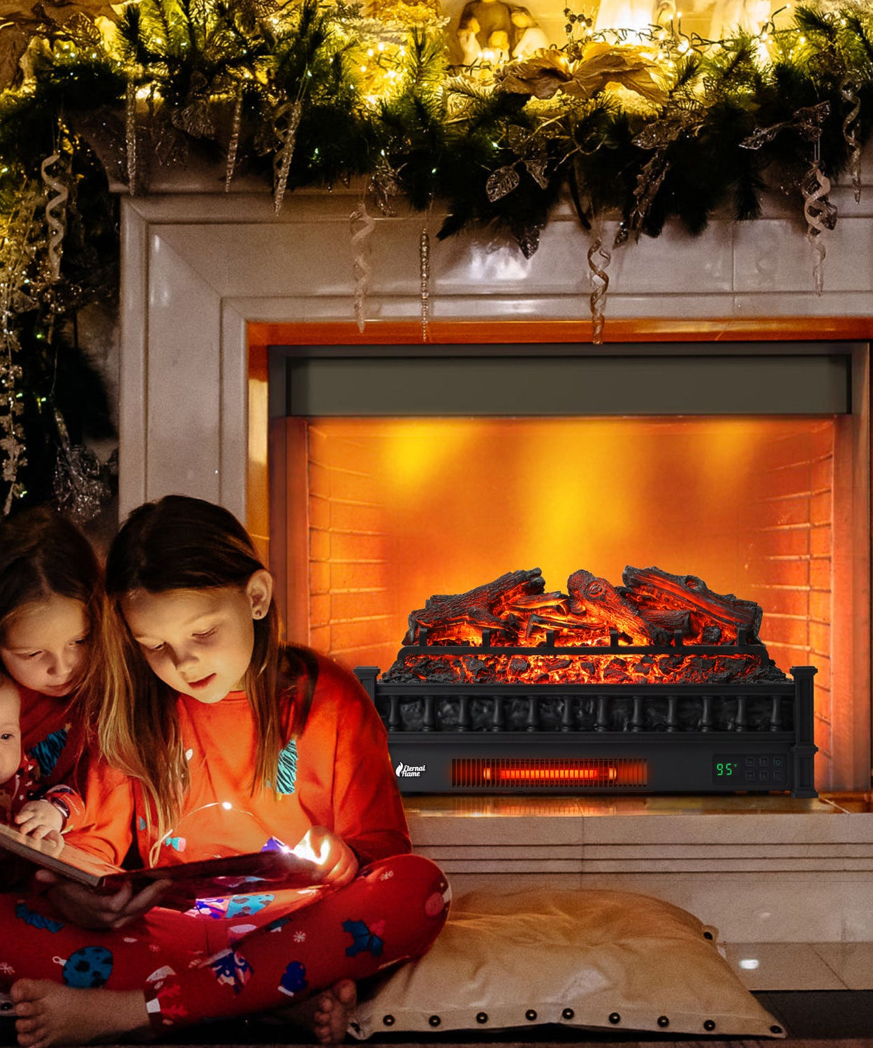 Eternal Flame EF26-LG Electric Fireplace Logs