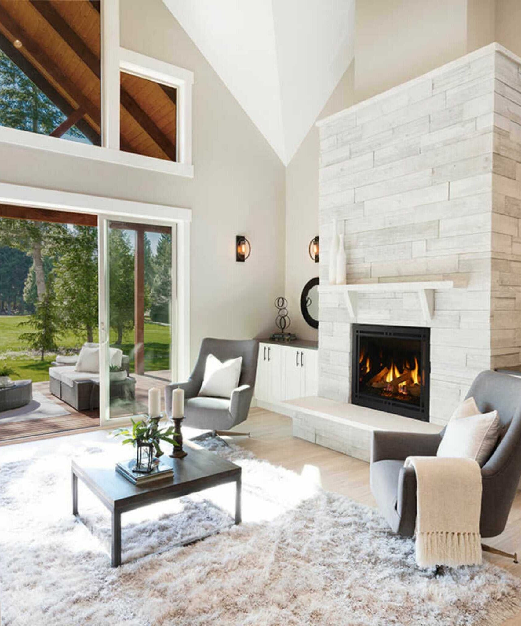 Majestic Quartz 36-Inch Platinum Direct Vent Fireplace [QUARTZPLA36IN/IL] (SAK03613)