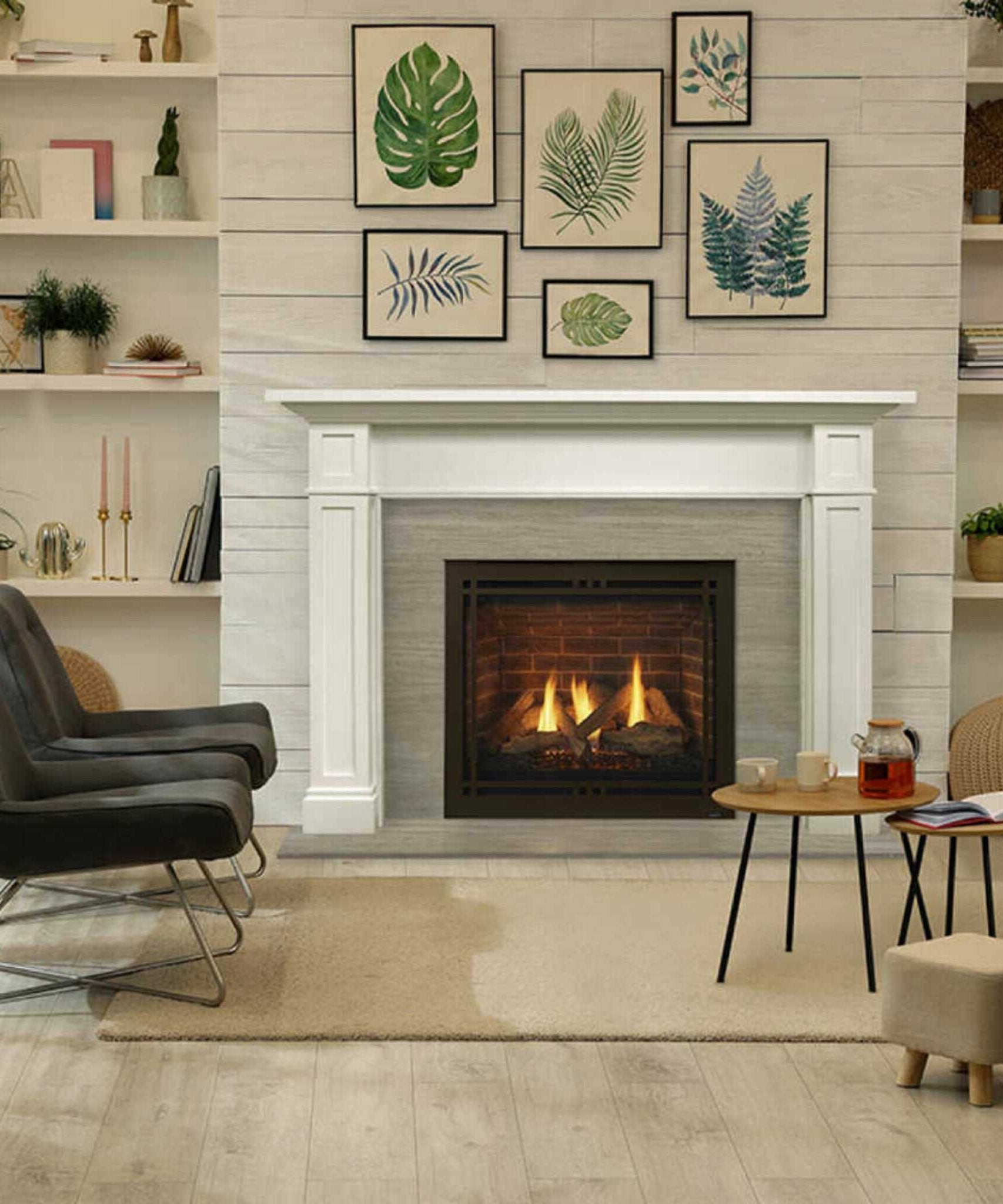 Majestic Quartz 36-Inch Platinum Direct Vent Fireplace [QUARTZPLA36IN/IL] (SAK03613)