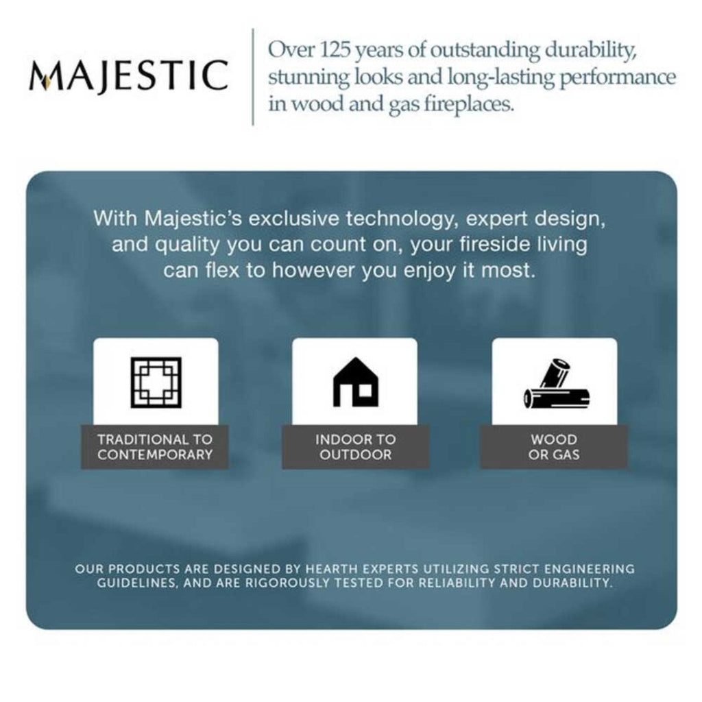 Majestic Meridian 36-Inch Direct Vent Fireplace [MER36N/L] (SAK36135)