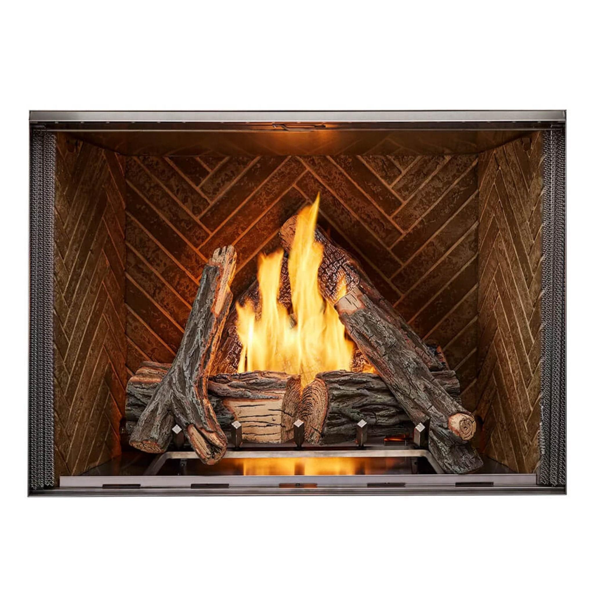 Majestic Courtyard 55K BTU 36-Inch Traditional Outdoor Natural Gas Fireplace (No Refractory) [ODCOUG-36NR] (SAK74218)