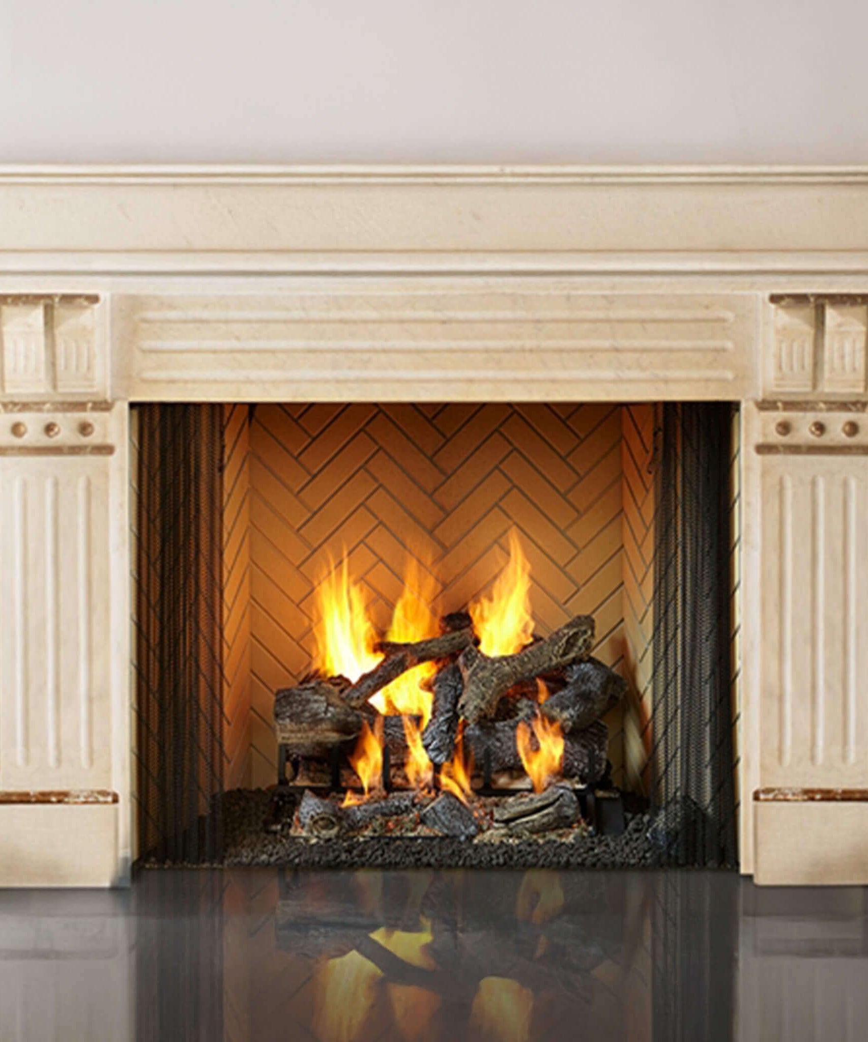 Majestic Ashland 36-Inch Open Wood Burning Fireplace [ASH36] (SAK81529)