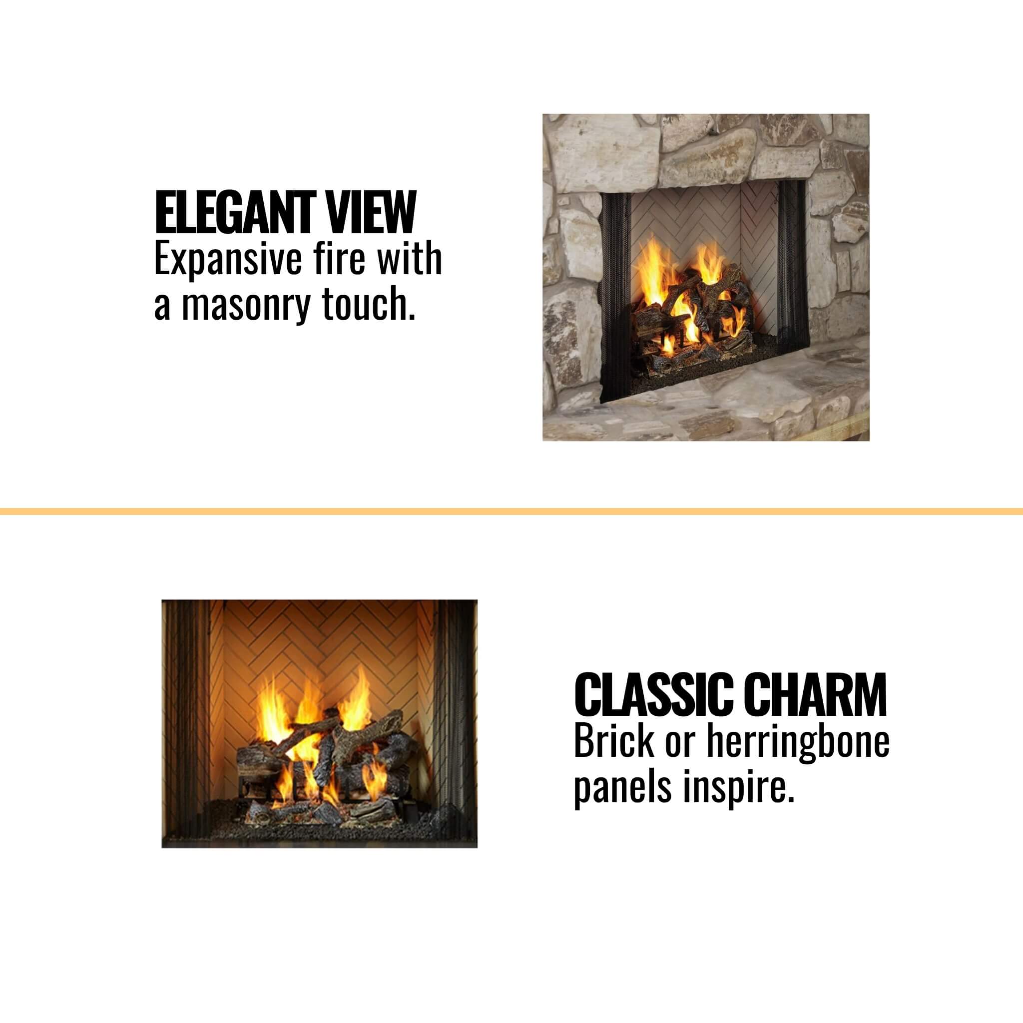 Majestic Ashland 42-Inch Open Wood Burning Fireplace [ASH42] (SAK82429)