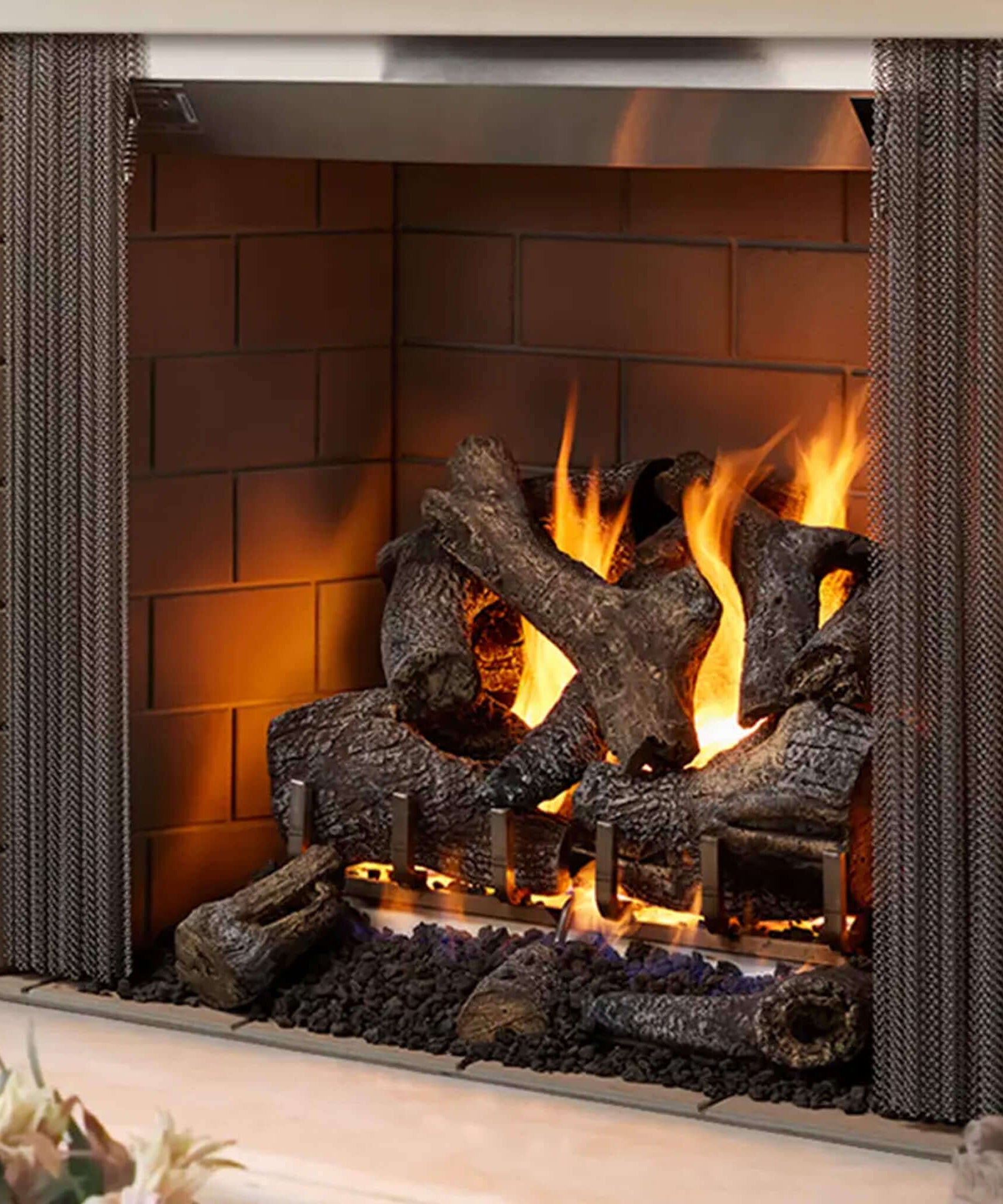 Majestic Castlewood 42-Inch Outdoor Wood Burning Fireplace [ODCASTLEWD-42-B] (SAK32468)