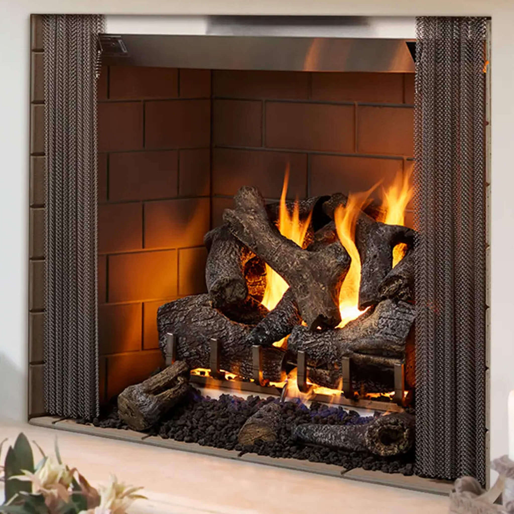 Majestic Castlewood 42-Inch Outdoor Wood Burning Fireplace [ODCASTLEWD-42-B] (SAK32468)