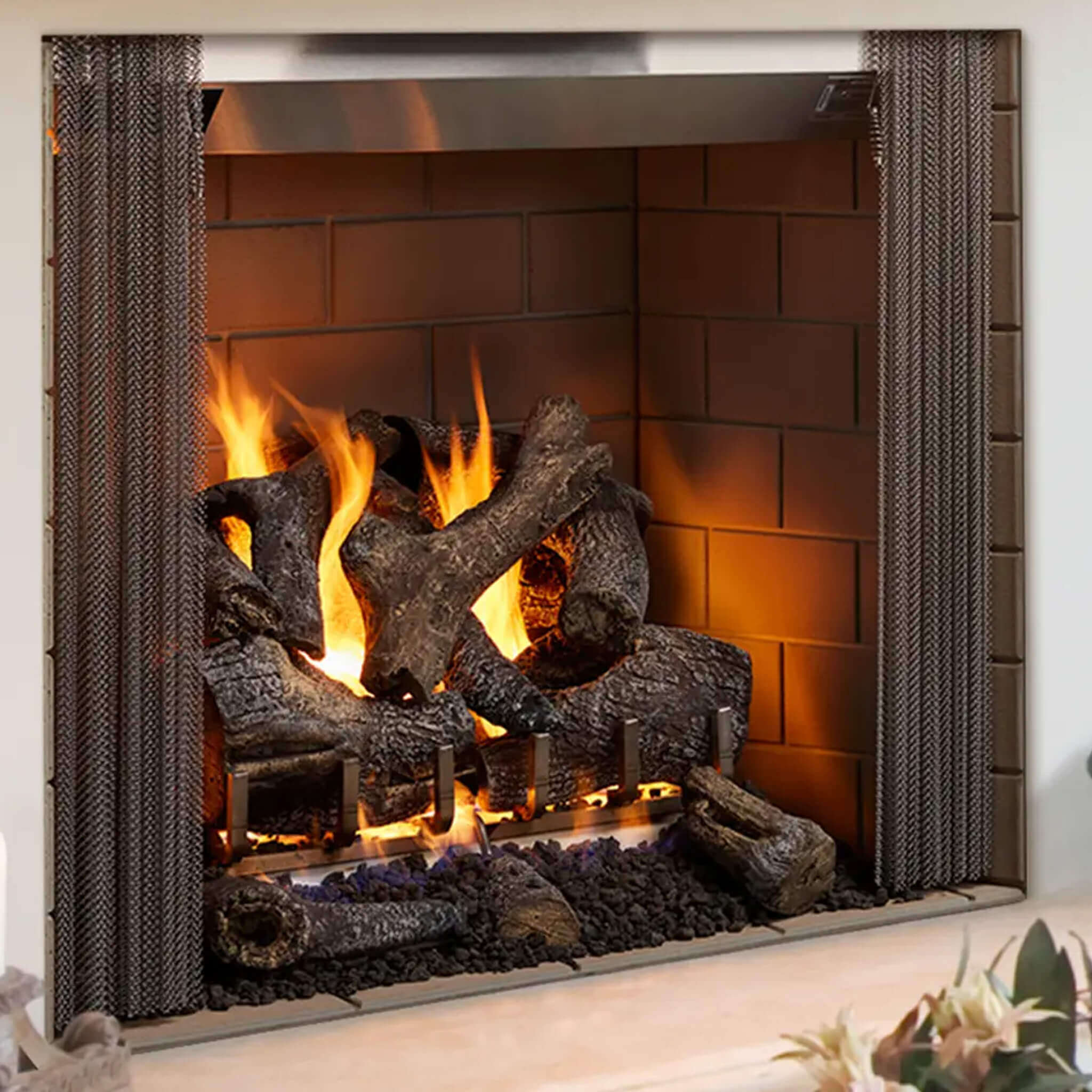Majestic Castlewood 42-Inch Outdoor Wood Burning Fireplace [ODCASTLEWD-42-B] (SAK32468)