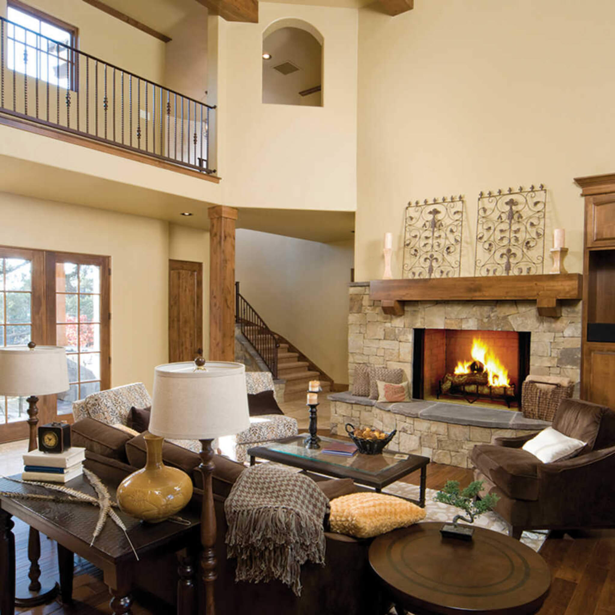 Majestic Biltmore 36-Inch Herringbone Pattern Open Wood-Burning Fireplace [SB60HB] (SAK62147)