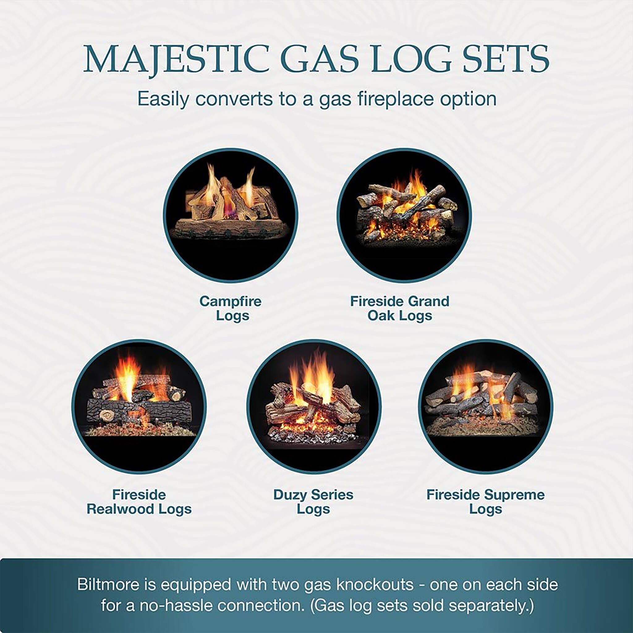 Majestic Biltmore Radiant 36-Inch Open Wood Burning Fireplace [SB60] (SAK13487)