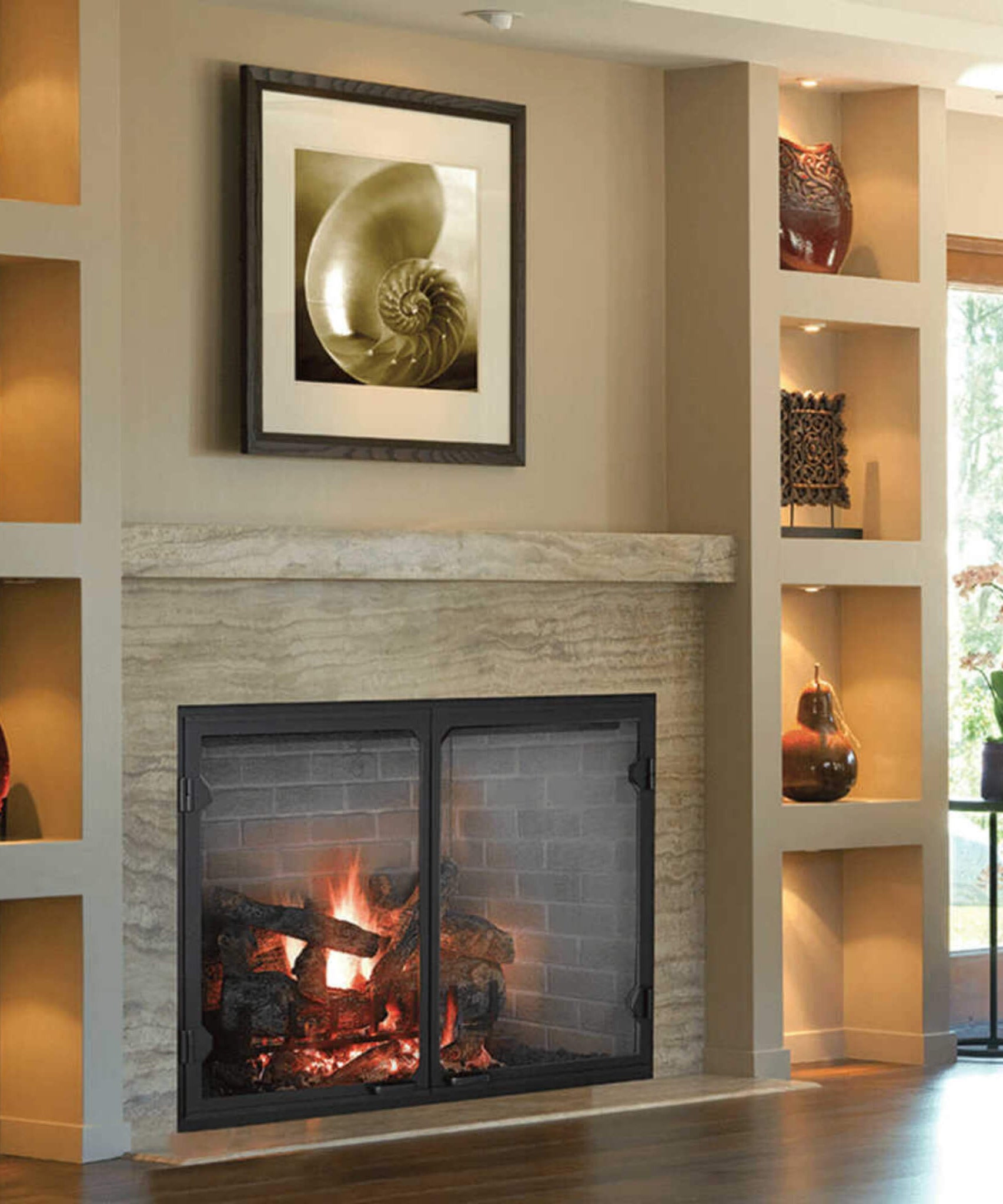 Majestic Biltmore Radiant 42-Inch Open Wood Burning Fireplace [SB80] (SAK82415)