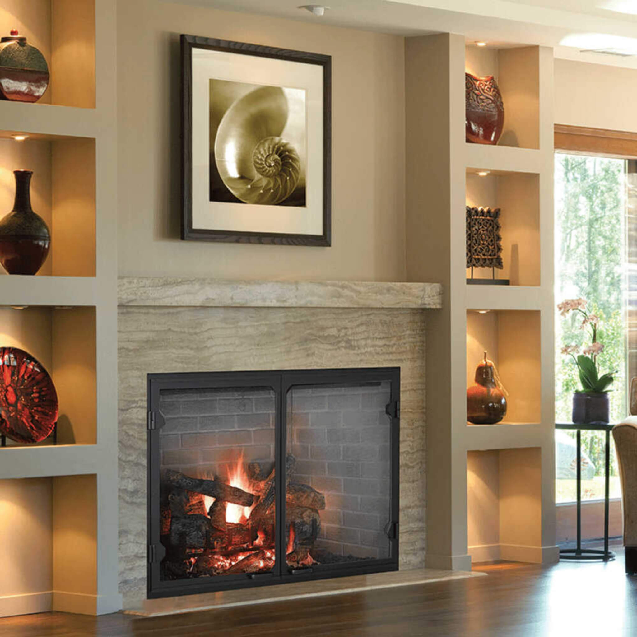 Majestic Biltmore Radiant 42-Inch Open Wood Burning Fireplace [SB80] (SAK82415)