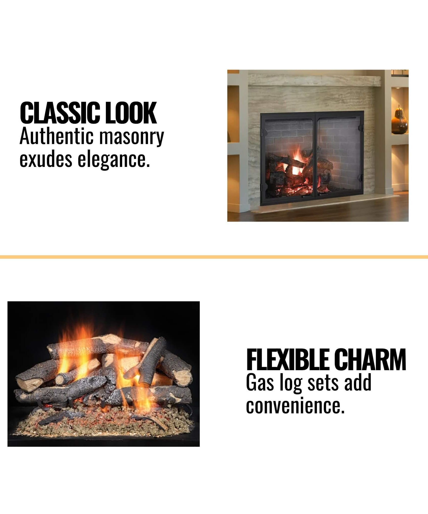 Majestic Biltmore Radiant 42-Inch Open Wood Burning Fireplace [SB80] (SAK82415)