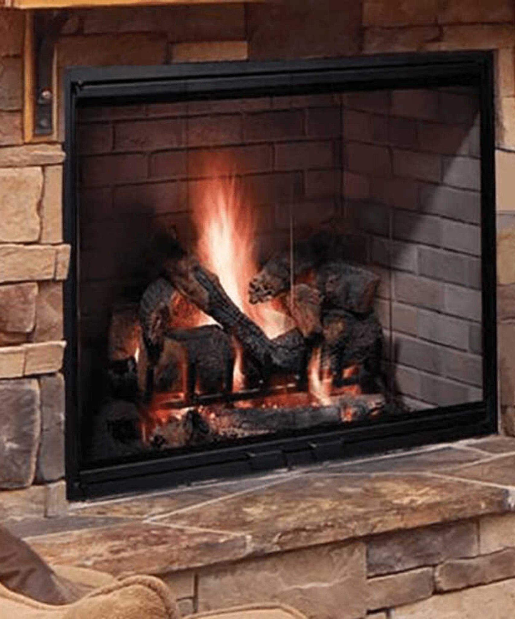 Majestic Biltmore Radiant 36-Inch Open Wood Burning Fireplace [SB60] (SAK13487)