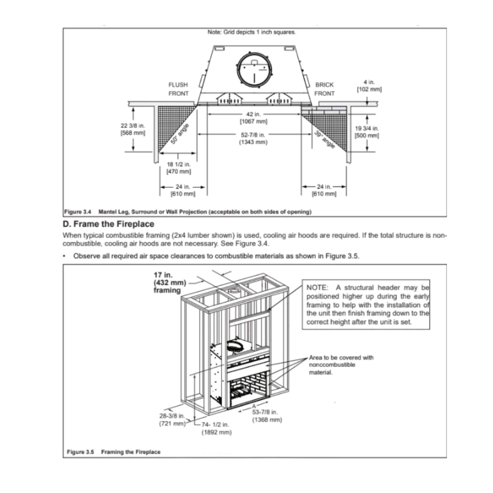 Majestic Castlewood 42-Inch Outdoor Wood Burning Fireplace [ODCASTLEWD-42-B] (SAK32468)