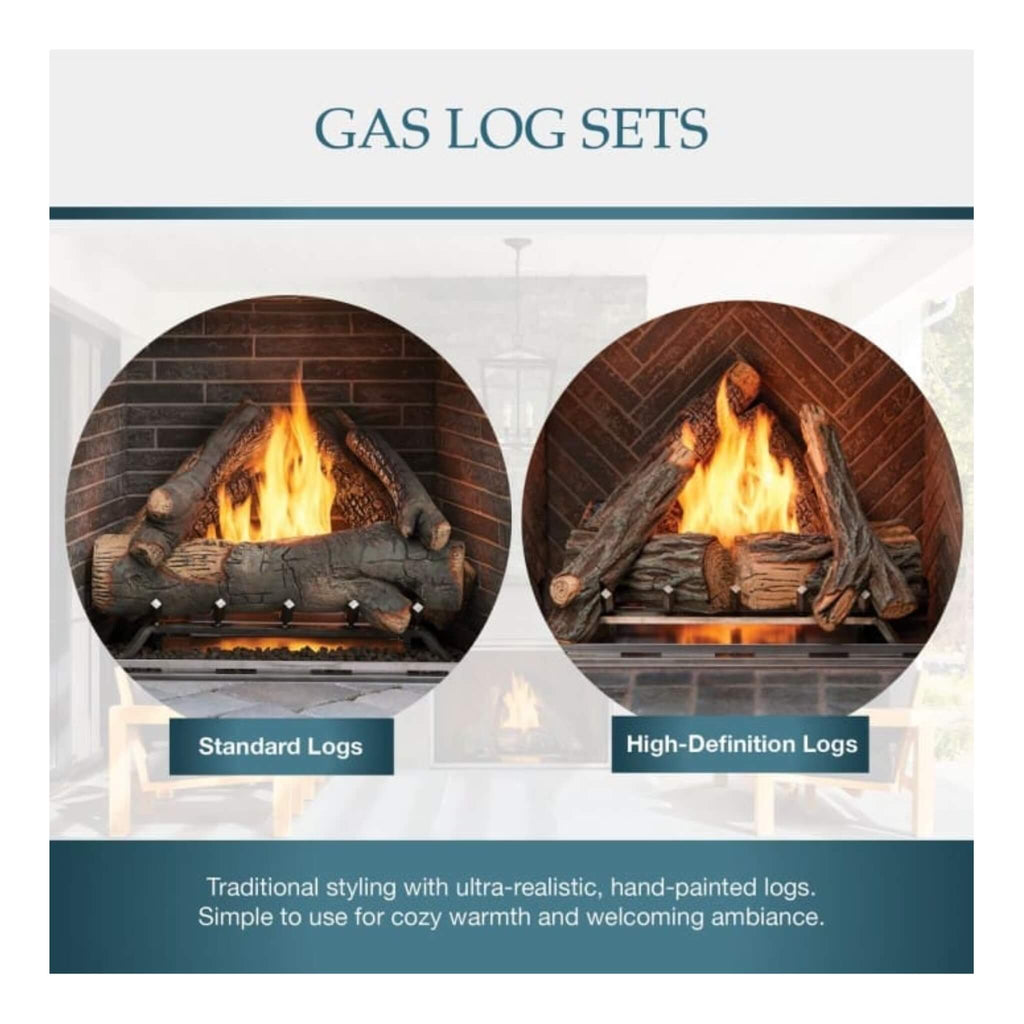 Majestic Courtyard 55K BTU 42-Inch Traditional Outdoor Gas Fireplace With Stacked Concrete Refractory [ODCOUG-42TS] (SAK75312)